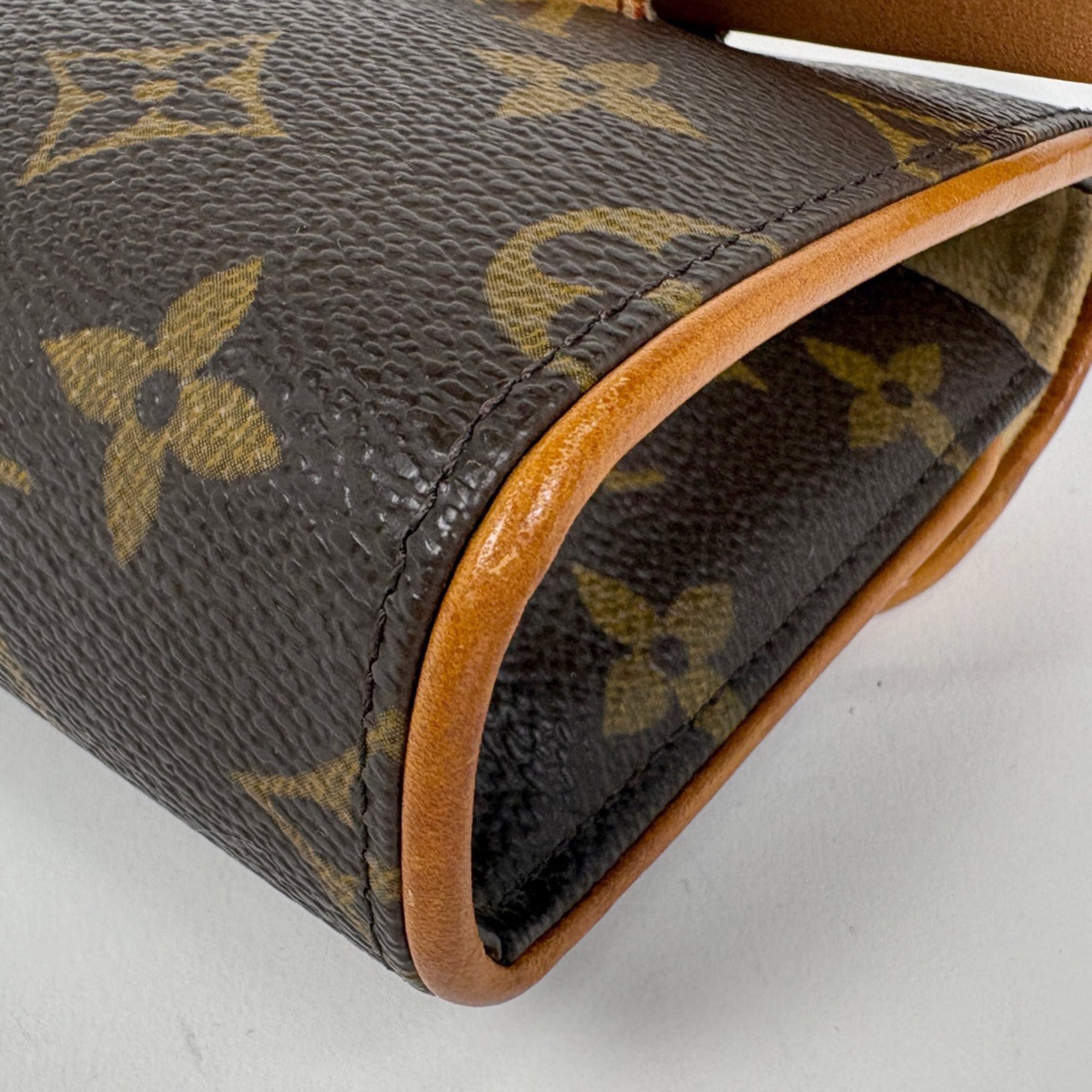 Louis Vuitton Brown Monogram Fanny Pack Pochette Pouch (Pre-Owned)