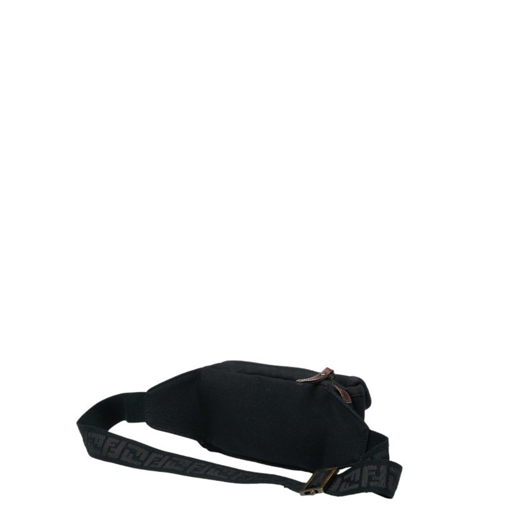 Fendi Black Canvas Sling Bag (Pre-Owned)