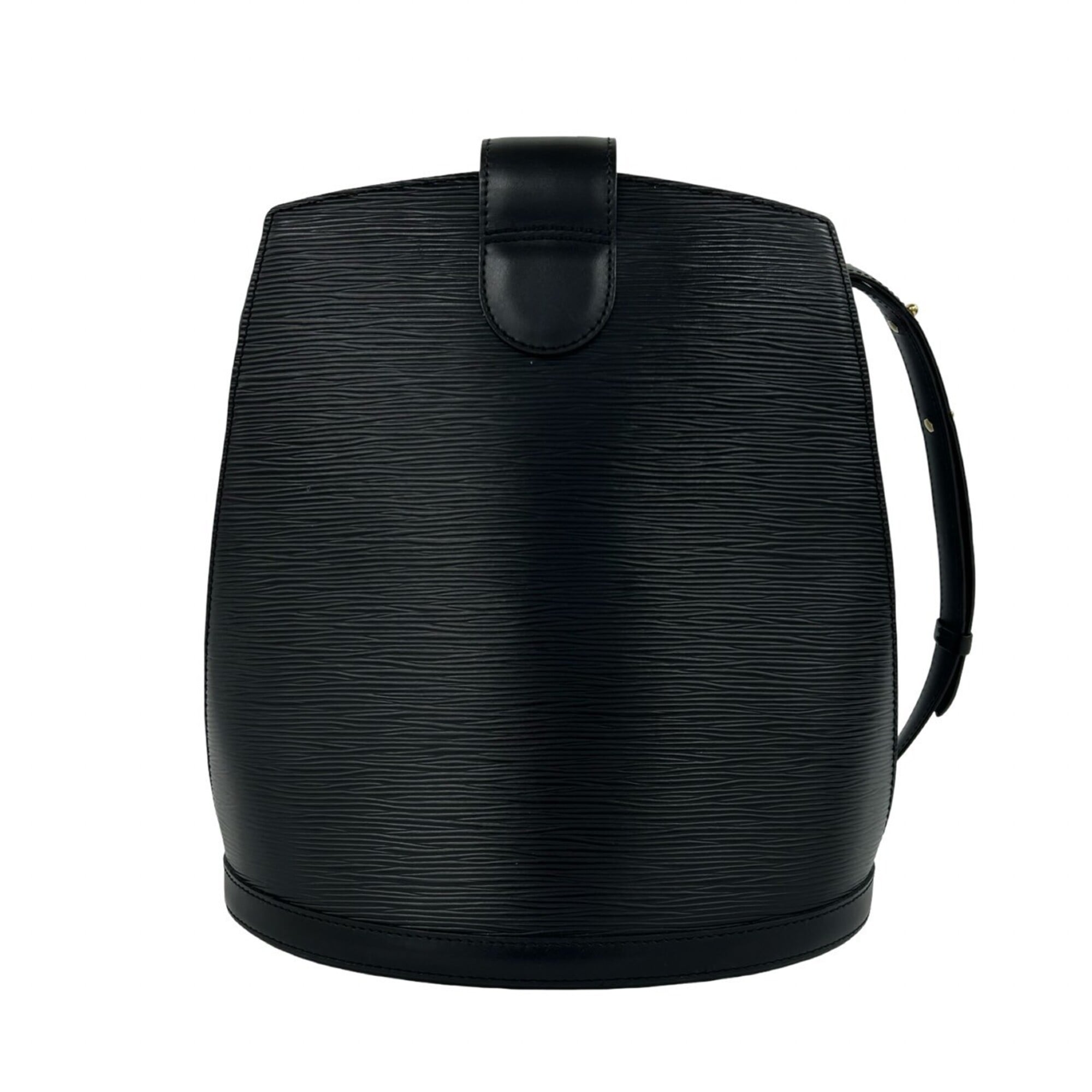 Louis Vuitton Black Leather Shoulder Bag (Pre-Owned)