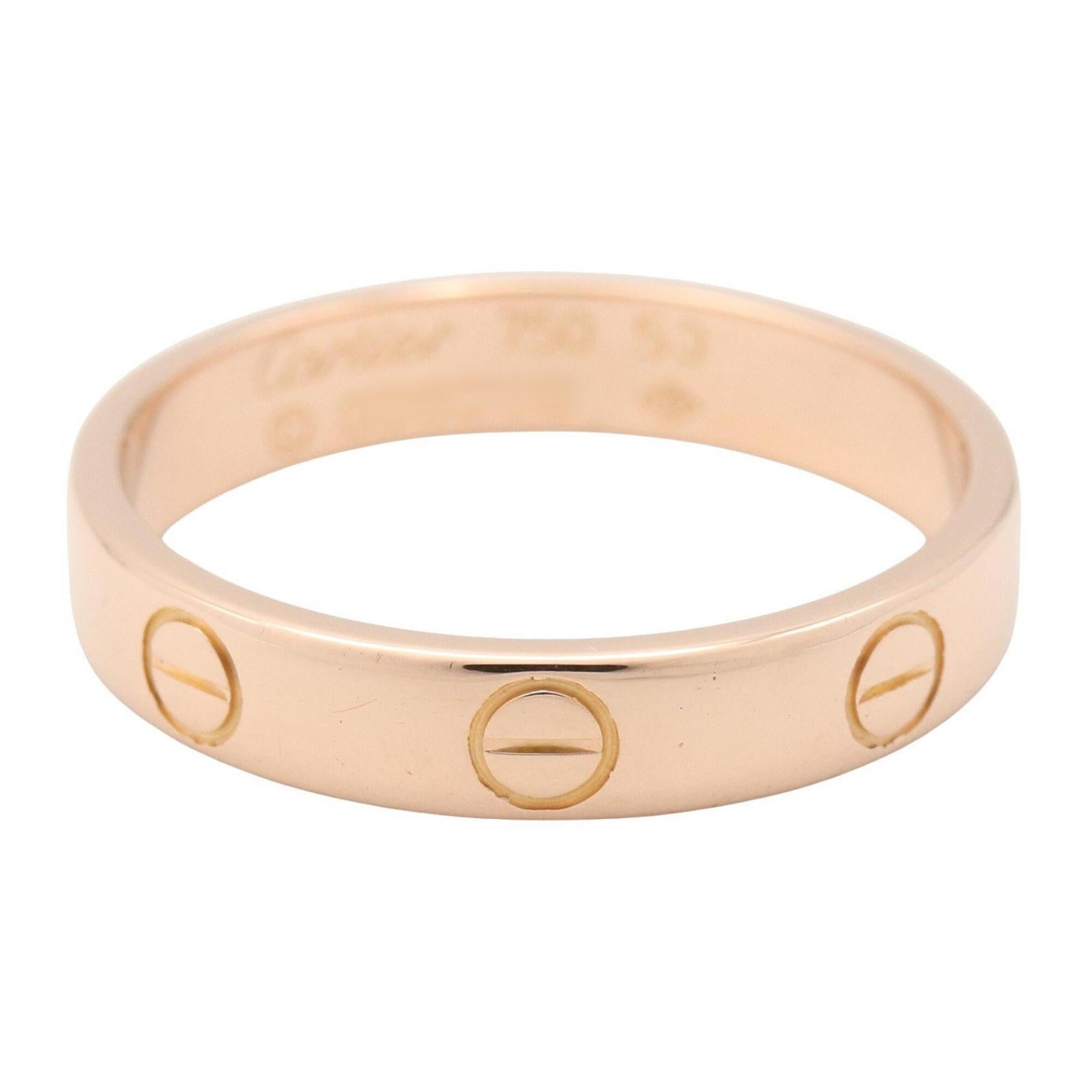 Cartier Gold Pink Gold (18K) Band Ring (Pre-Owned)