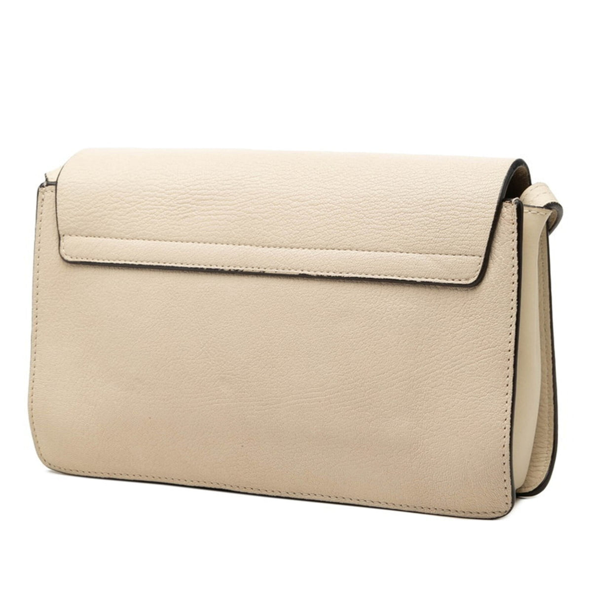 Chloé Beige Leather Shoulder Bag (Pre-Owned)
