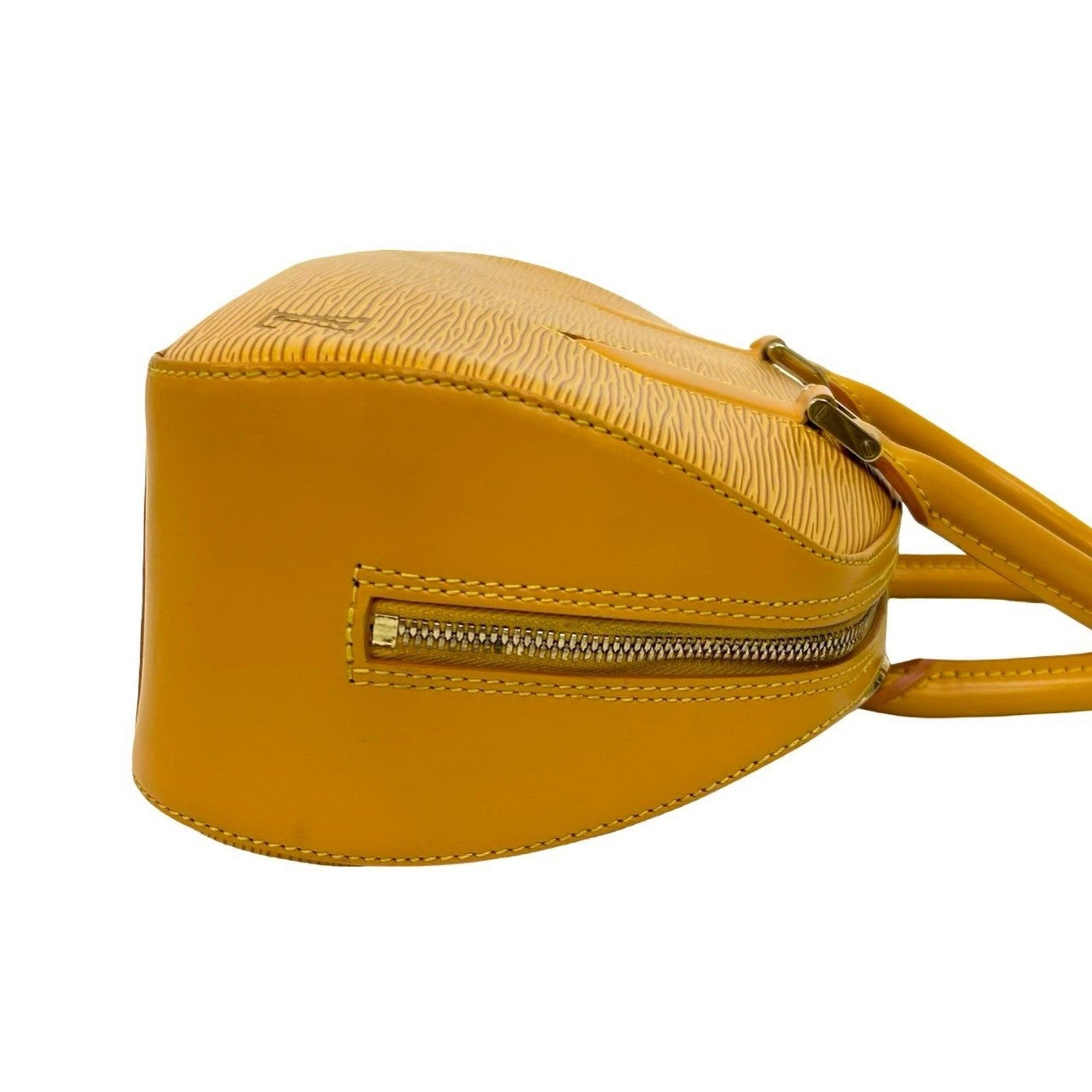 Louis Vuitton Yellow Epi Leather Boston Bag Handbag (Pre-Owned)