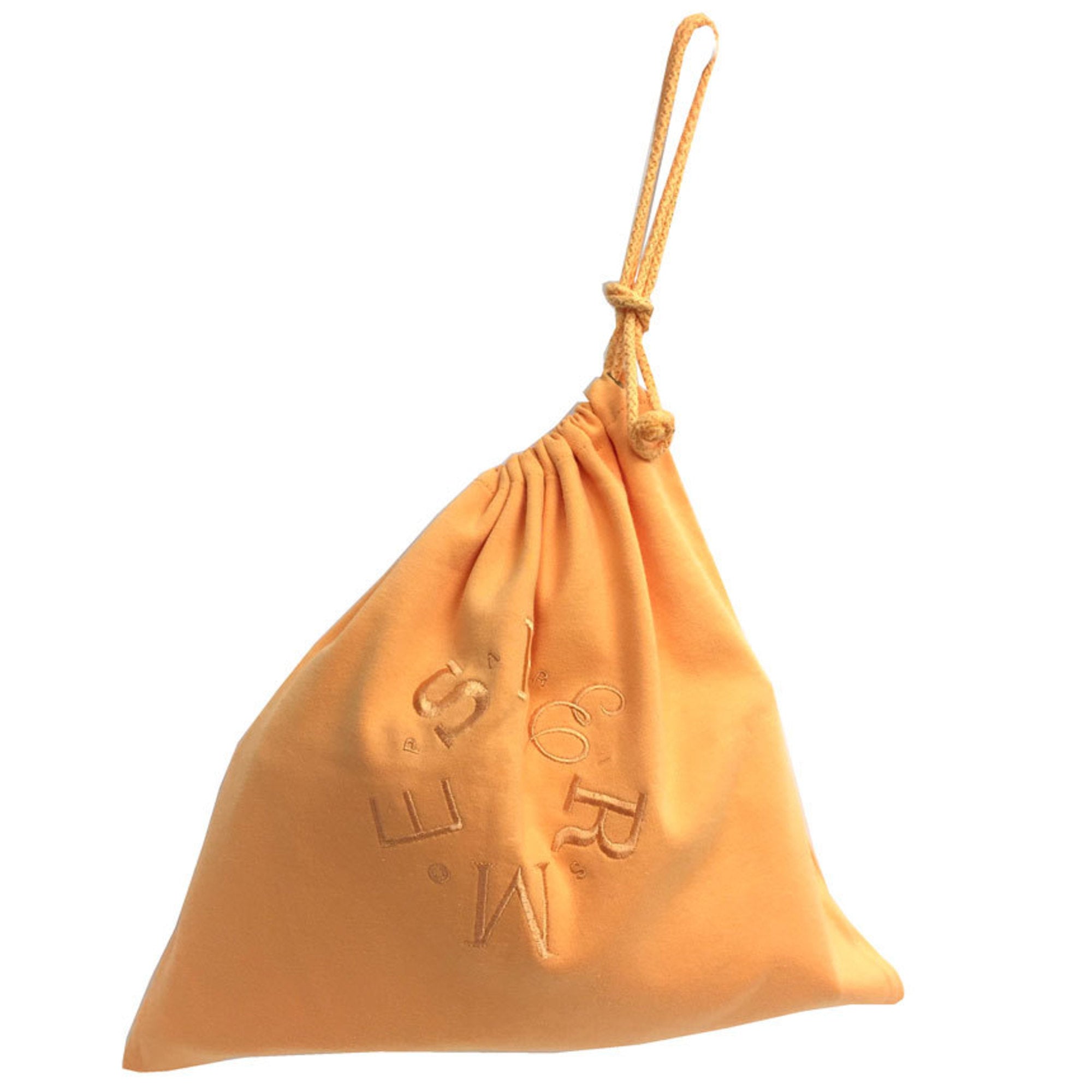 Hermes Orange Cotton Pouch (Pre-Owned)