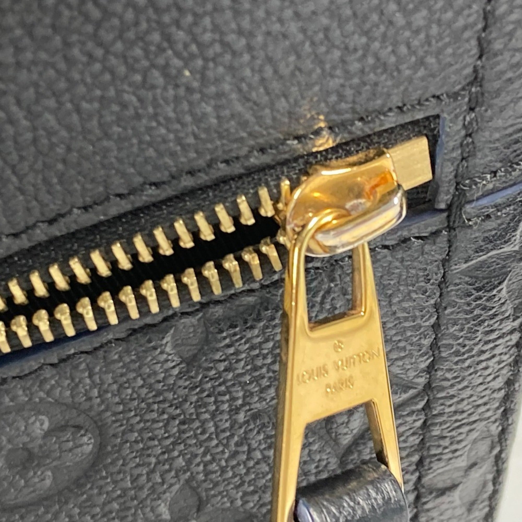 Louis Vuitton Navy Monogram Empreinte Leather Handbag Shoulder Bag (Pre-Owned)
