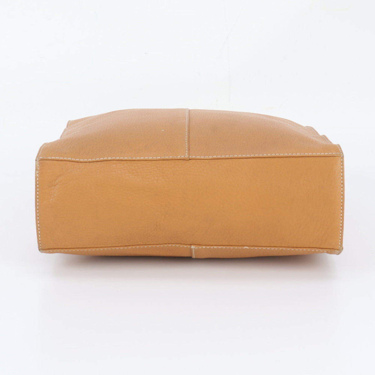 Burberry Camel Leather Handbag Shoulder Bag Tote Bag (Pre-Owned)