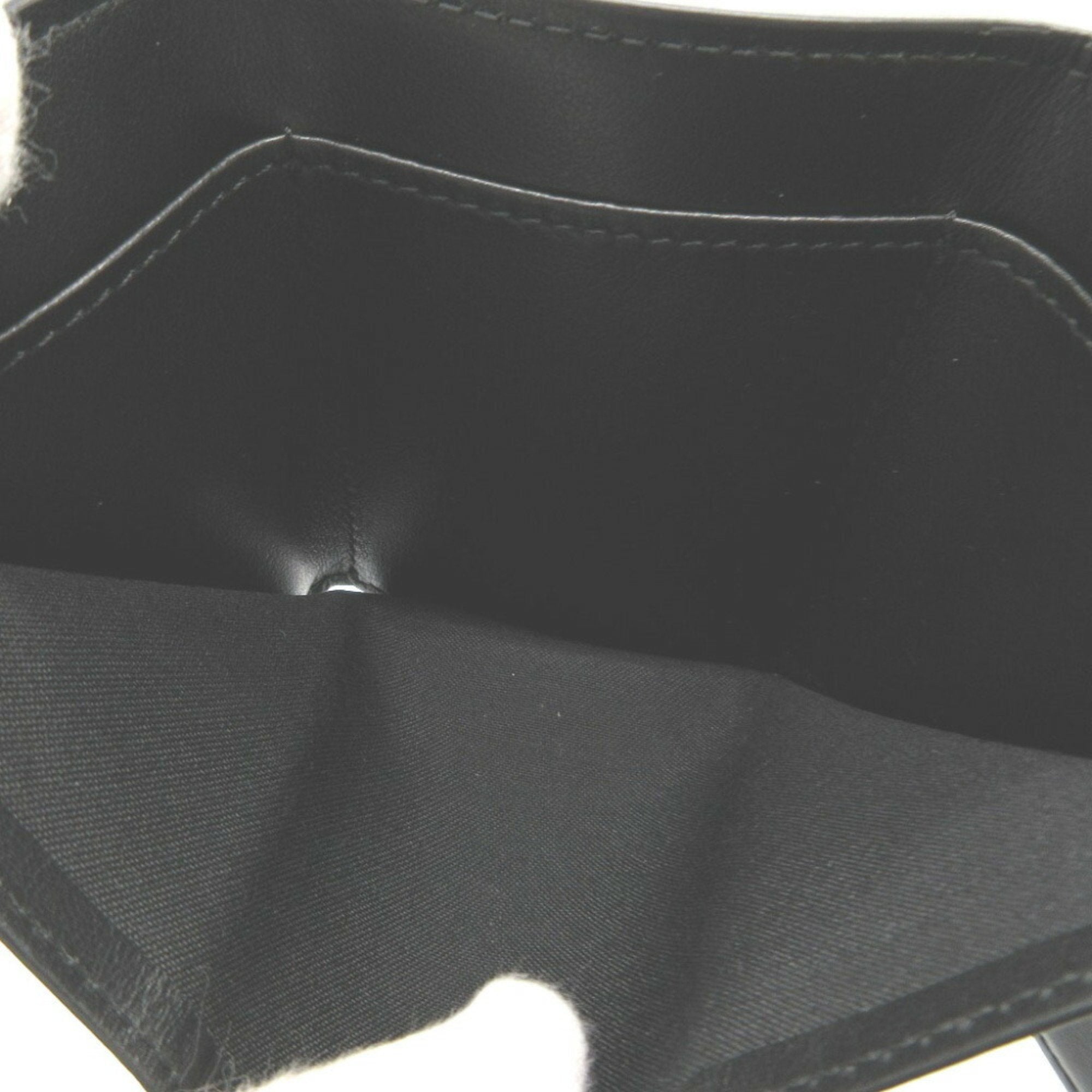 Fendi Black Leather Wallet (Tri-Fold) (Pre-Owned)