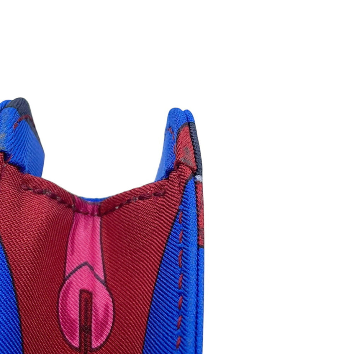 Hermes Kara Blue Multi-Color Silk Handbag Shoulder Bag (Pre-Owned)