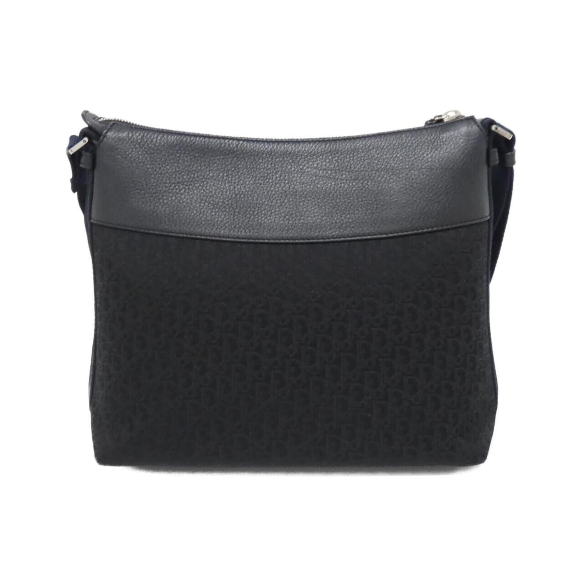 Christian Dior Black Canvas Shoulder Bag (Pre-Owned)