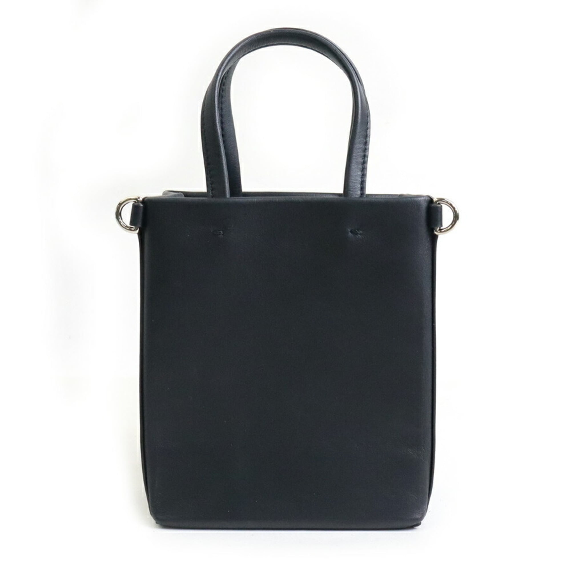 Tiffany Black Leather Shoulder Bag (Pre-Owned)