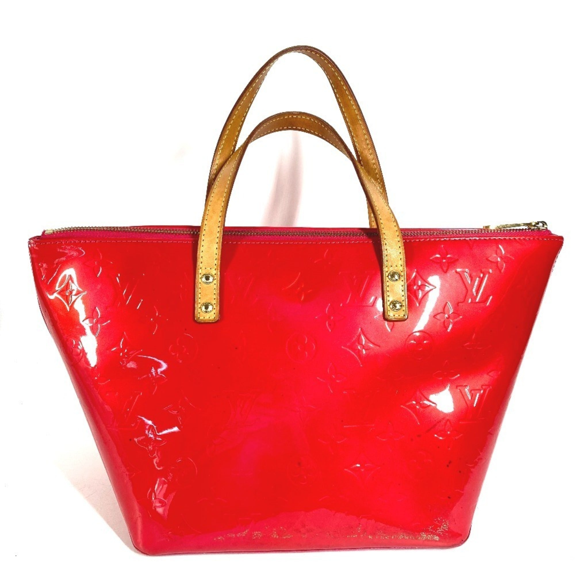 Louis Vuitton Pink Rose Pop Monogram Vernis Handbag Tote Bag (Pre-Owned)