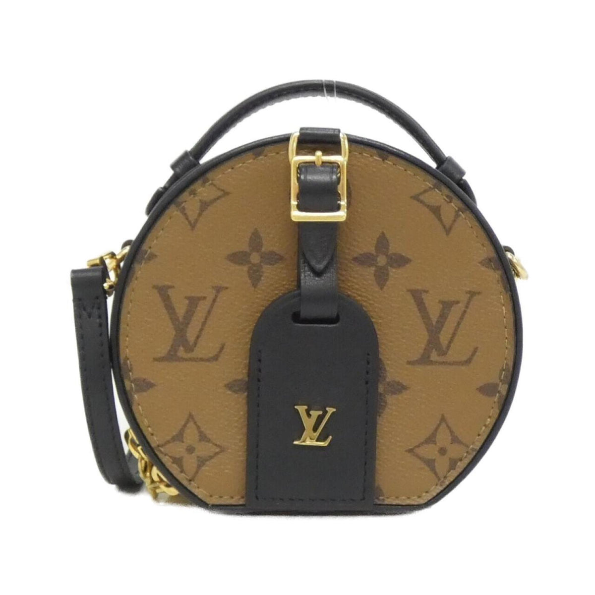 Louis Vuitton Monogram Reverse Marron Coated Canvas Shoulder Bag (Pre-Owned)