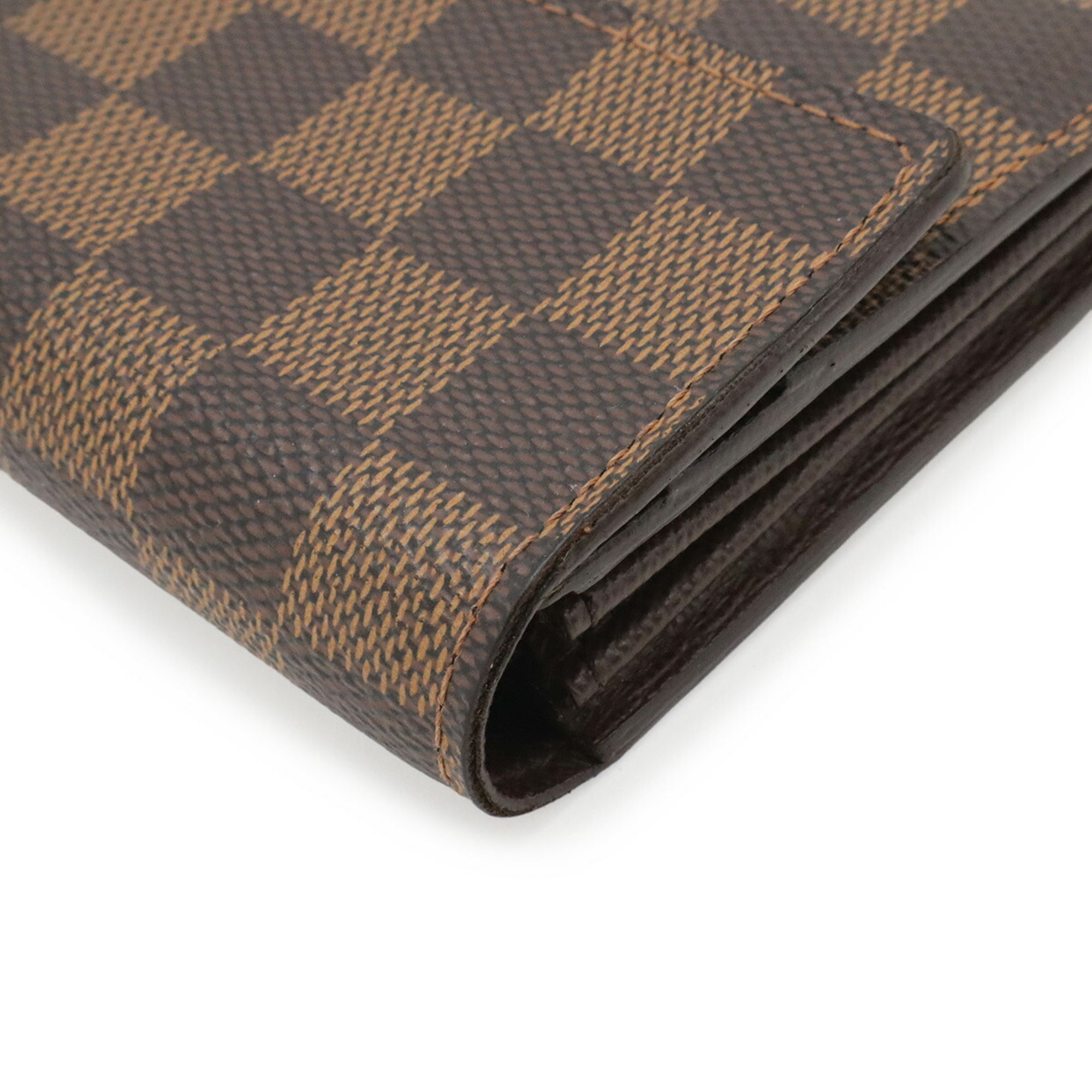 Louis Vuitton Brown Damier Canvas Damier Canvas Pvc Long Wallet (Bi-Fold) (Pre-Owned)