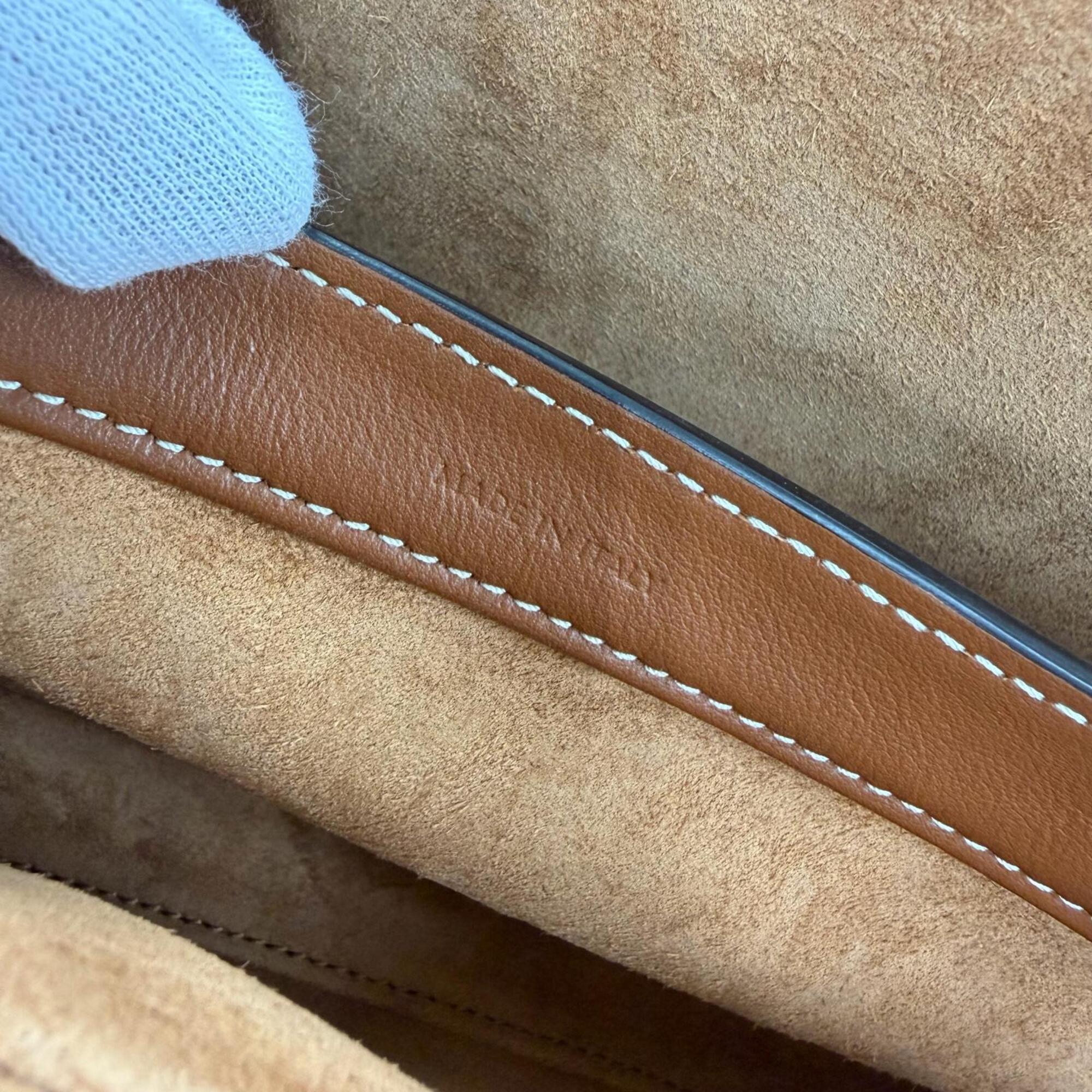 Celine Gold Leather Shoulder Bag (Pre-Owned)