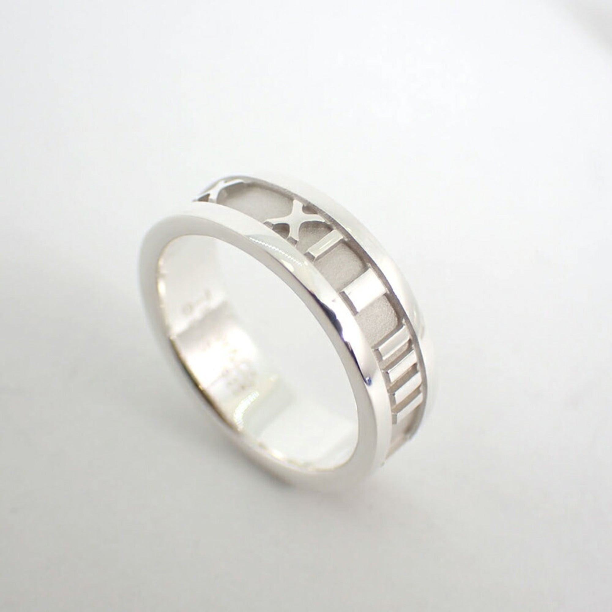 Tiffany Sterling Silver 925 Band Ring (Pre-Owned)