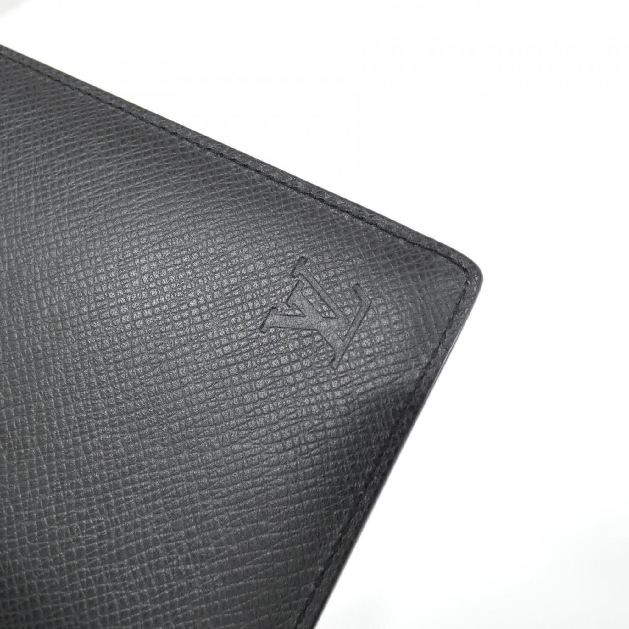 Louis Vuitton Blue Leather Long Wallet (Bi-Fold) (Pre-Owned)