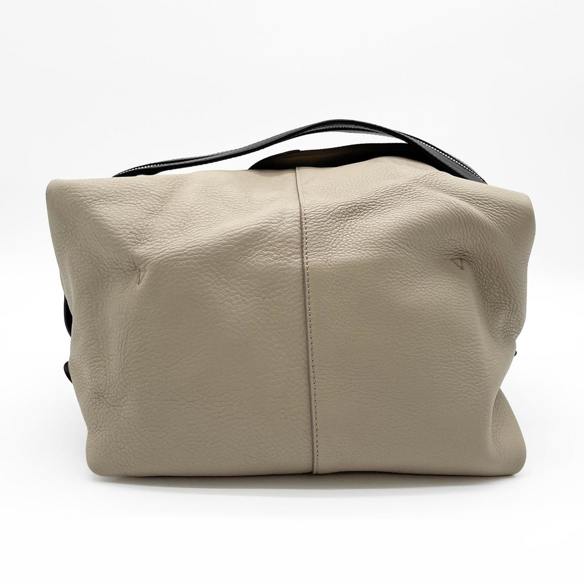 Loewe Beige Black Leather Handbag (Pre-Owned)