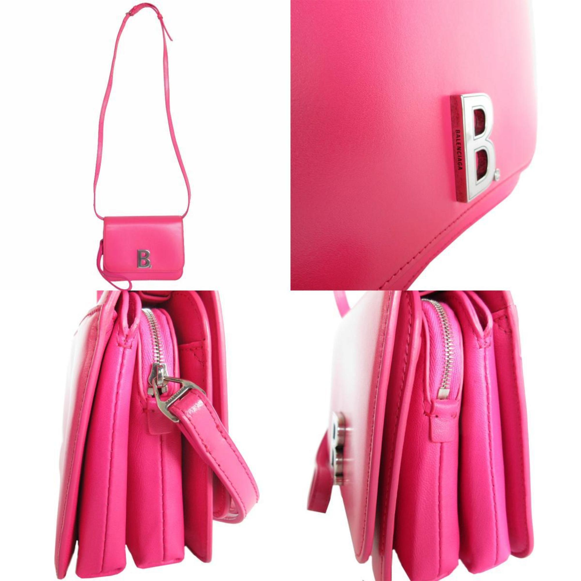 Balenciaga Pink Leather Shoulder Bag (Pre-Owned)