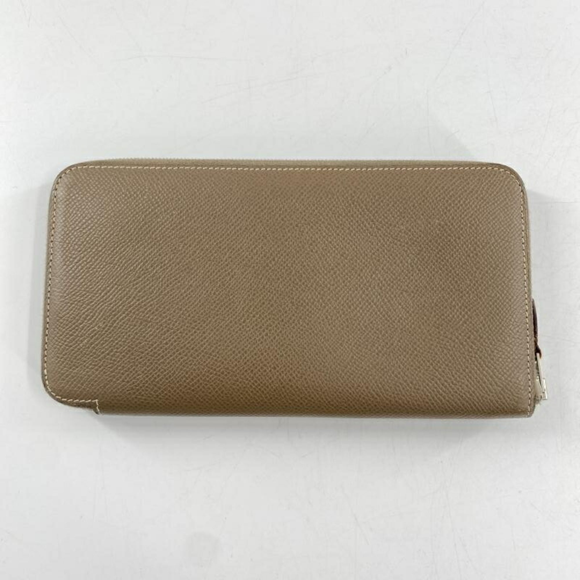 Hermes Cassis Epsom Leather Long Wallet (Bi-Fold) (Pre-Owned)