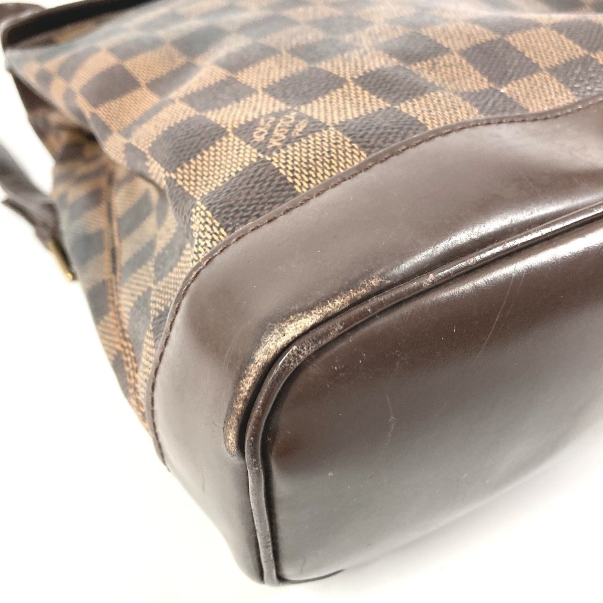 Louis Vuitton Damier Brown Ebene Damier Canvas Backpack (Pre-Owned)