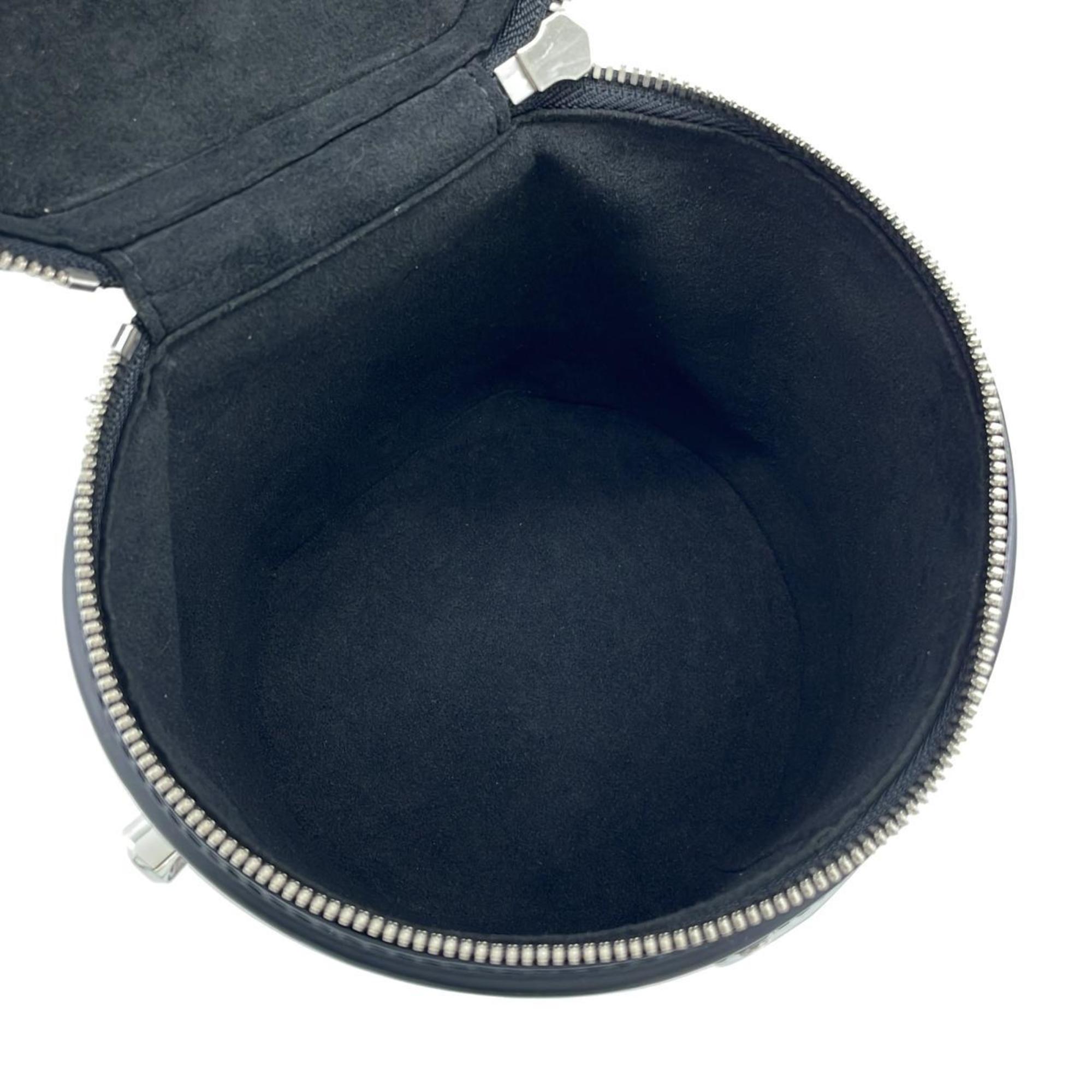 Louis Vuitton Black Leather Handbag (Pre-Owned)