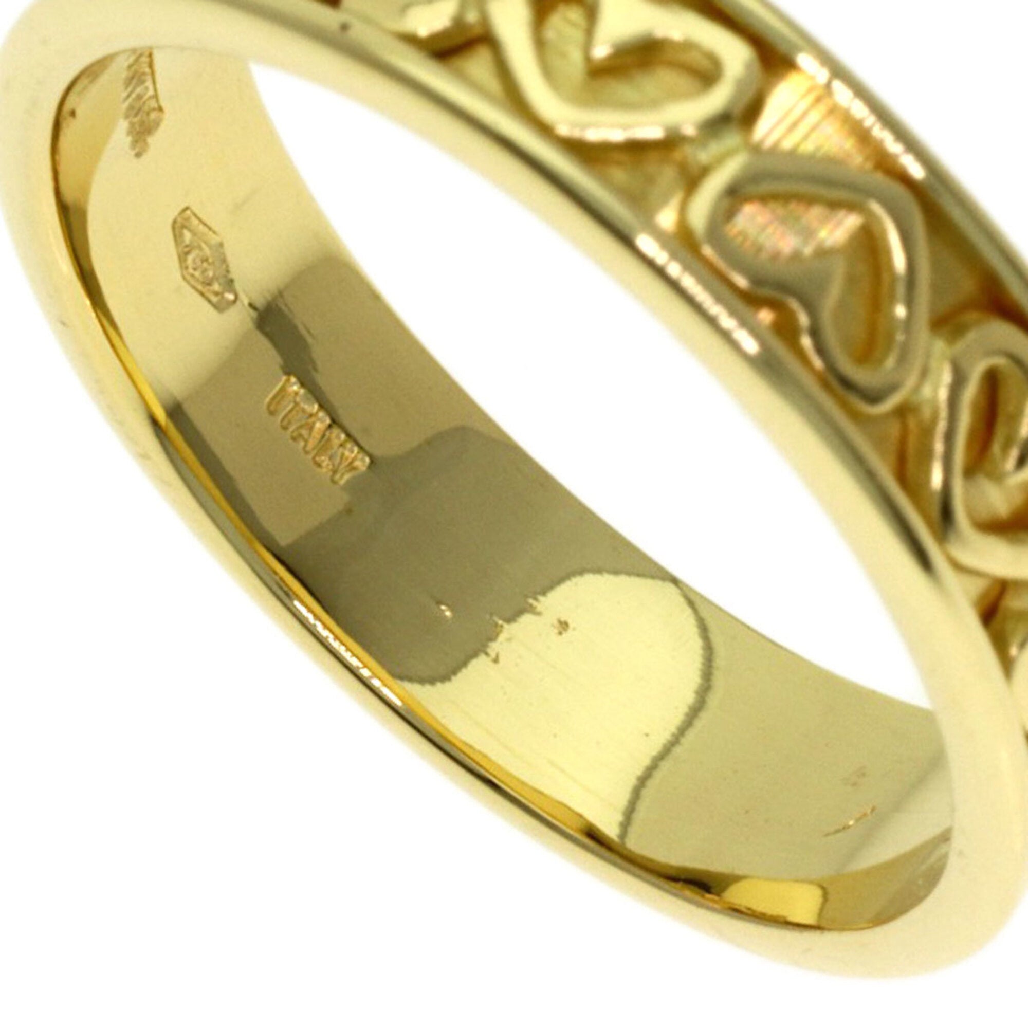 Tiffany Heart Yellow Gold (18K) Band Ring (Pre-Owned)