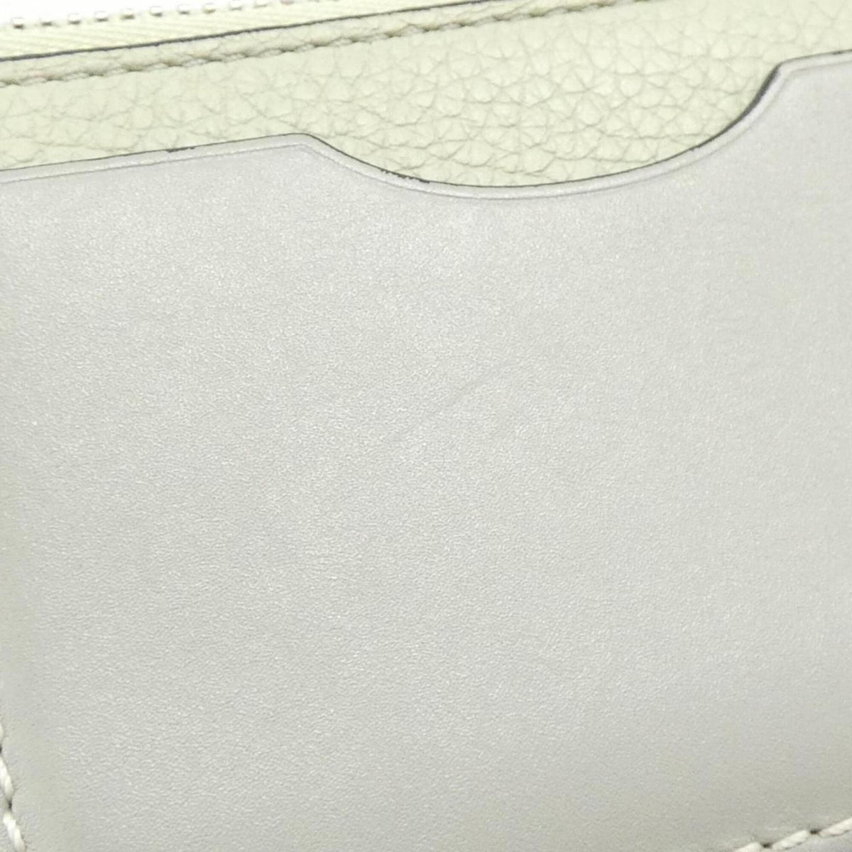 Loewe Gray Green Leather Coin Purse/Coin Case (Pre-Owned)