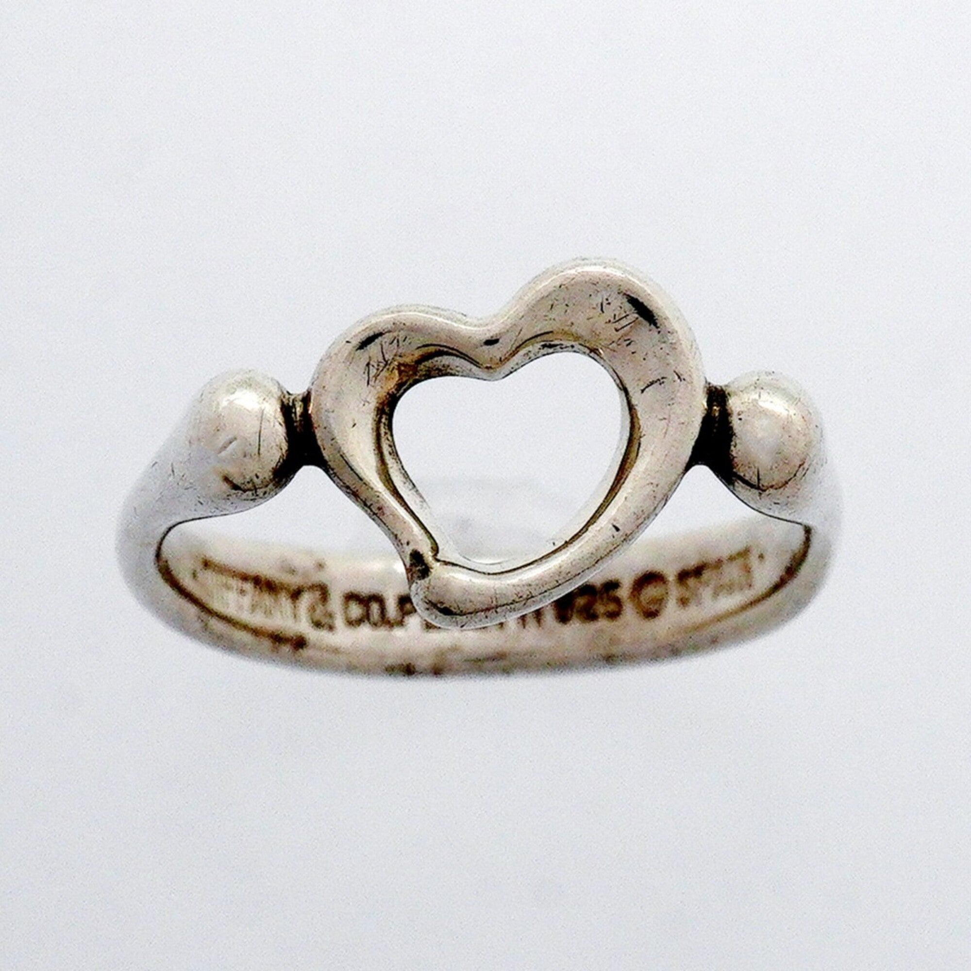 Tiffany Silver 925 Band Ring (Pre-Owned)
