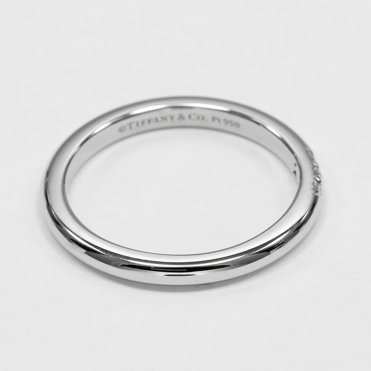 Tiffany Platinum 950 Band Ring (Pre-Owned)
