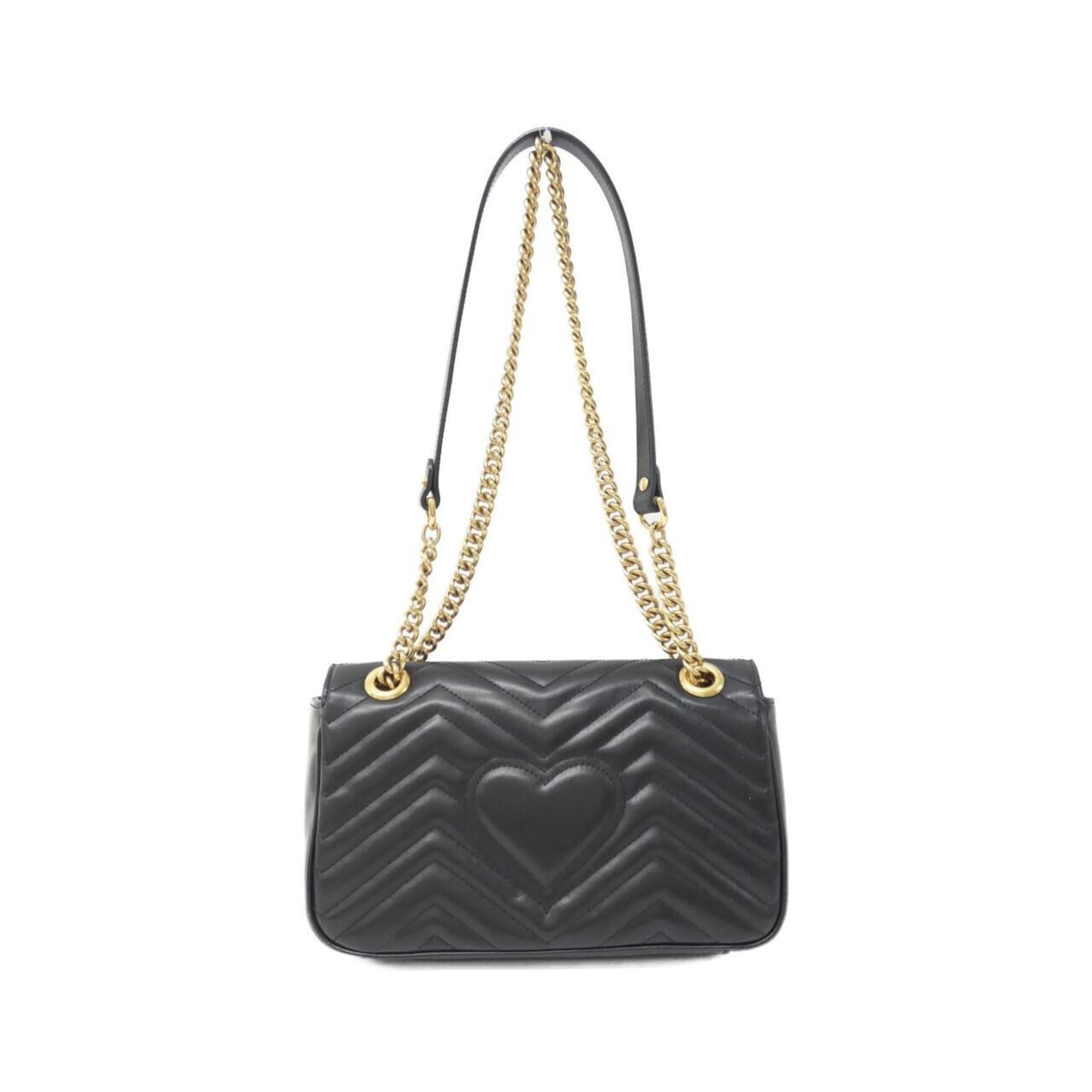 Gucci Black Leather Shoulder Bag (Pre-Owned)