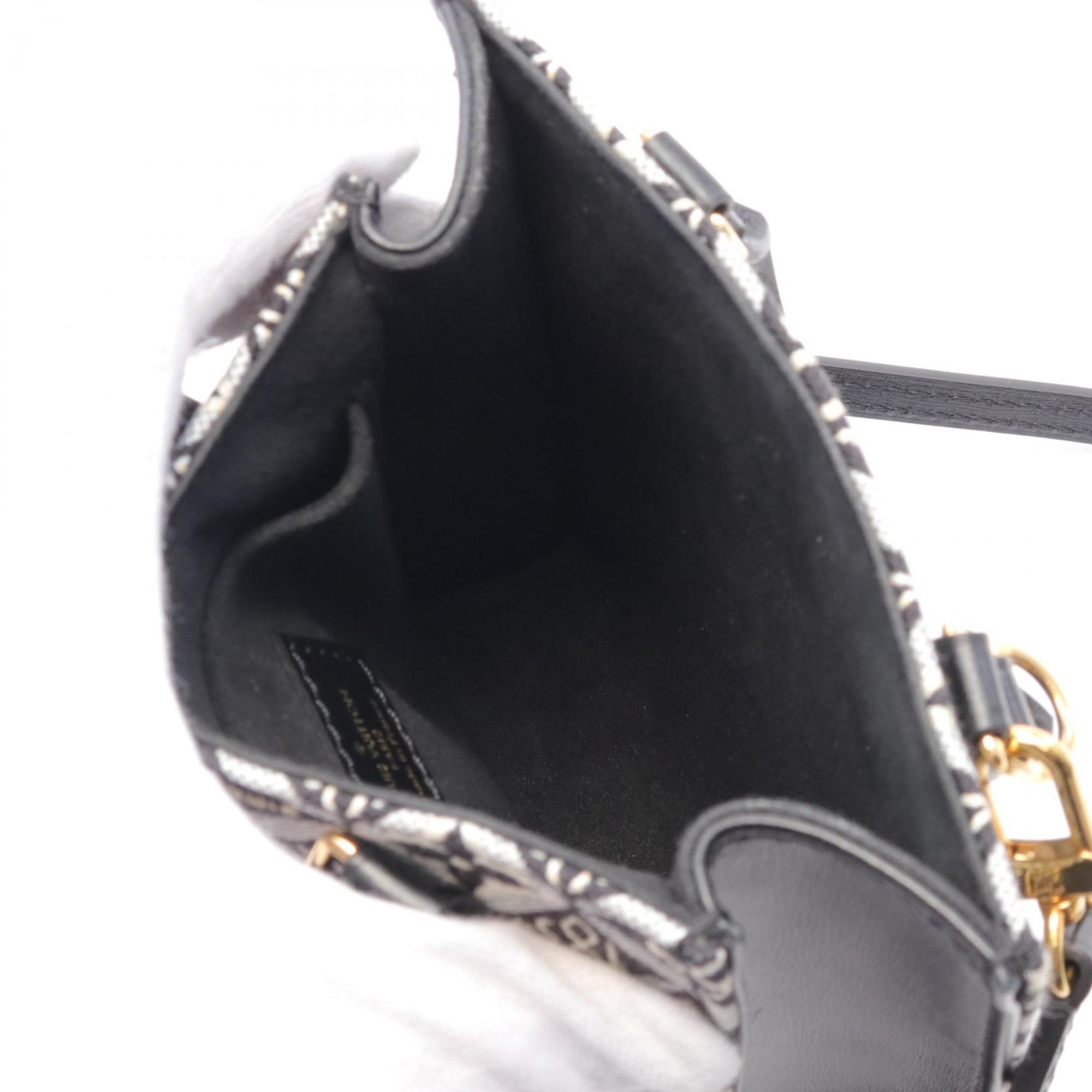 Louis Vuitton Black Gray Monogram White Canvas Leather Handbag (Pre-Owned)