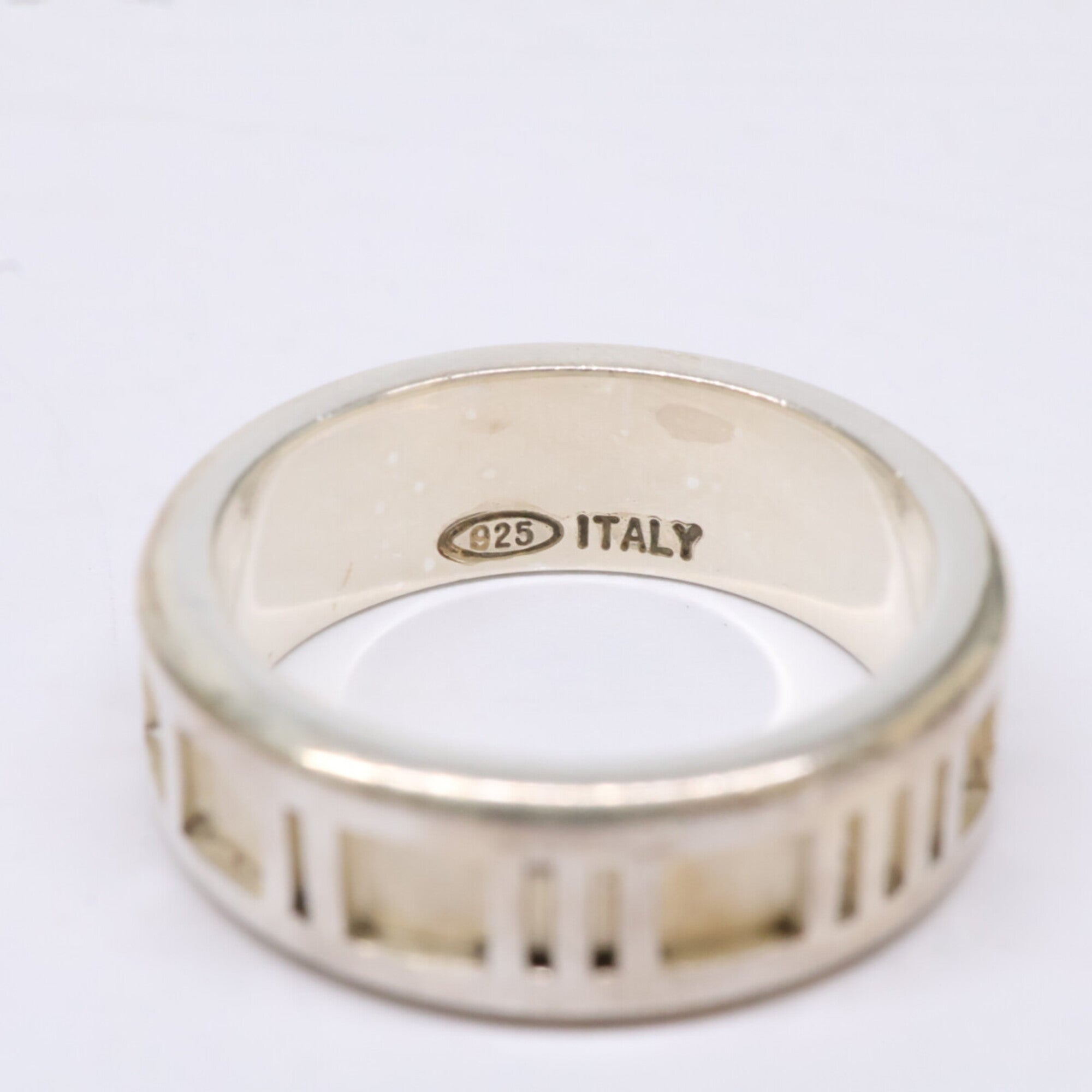 Tiffany Silver Silver 925 Band Ring (Pre-Owned)