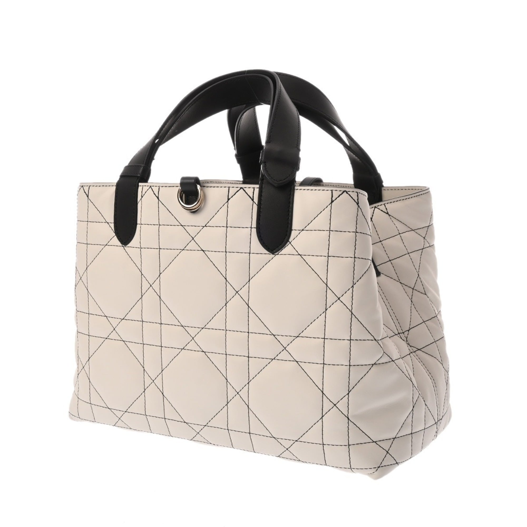 Christian Dior White Leather Handbag (Pre-Owned)
