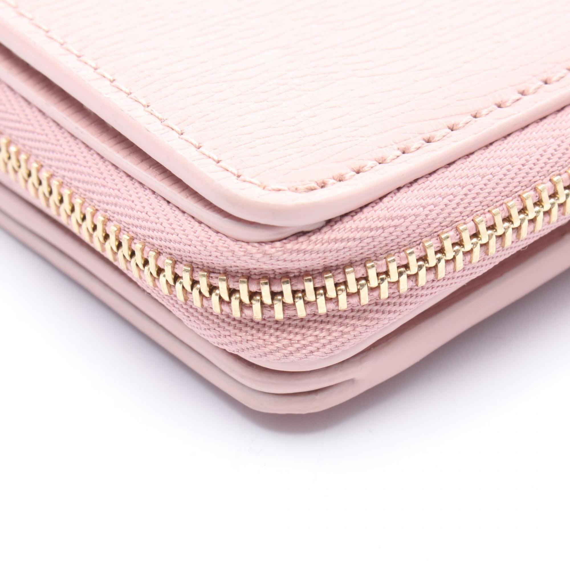 Gucci Pink Leather Wallet (Bi-Fold) (Pre-Owned)