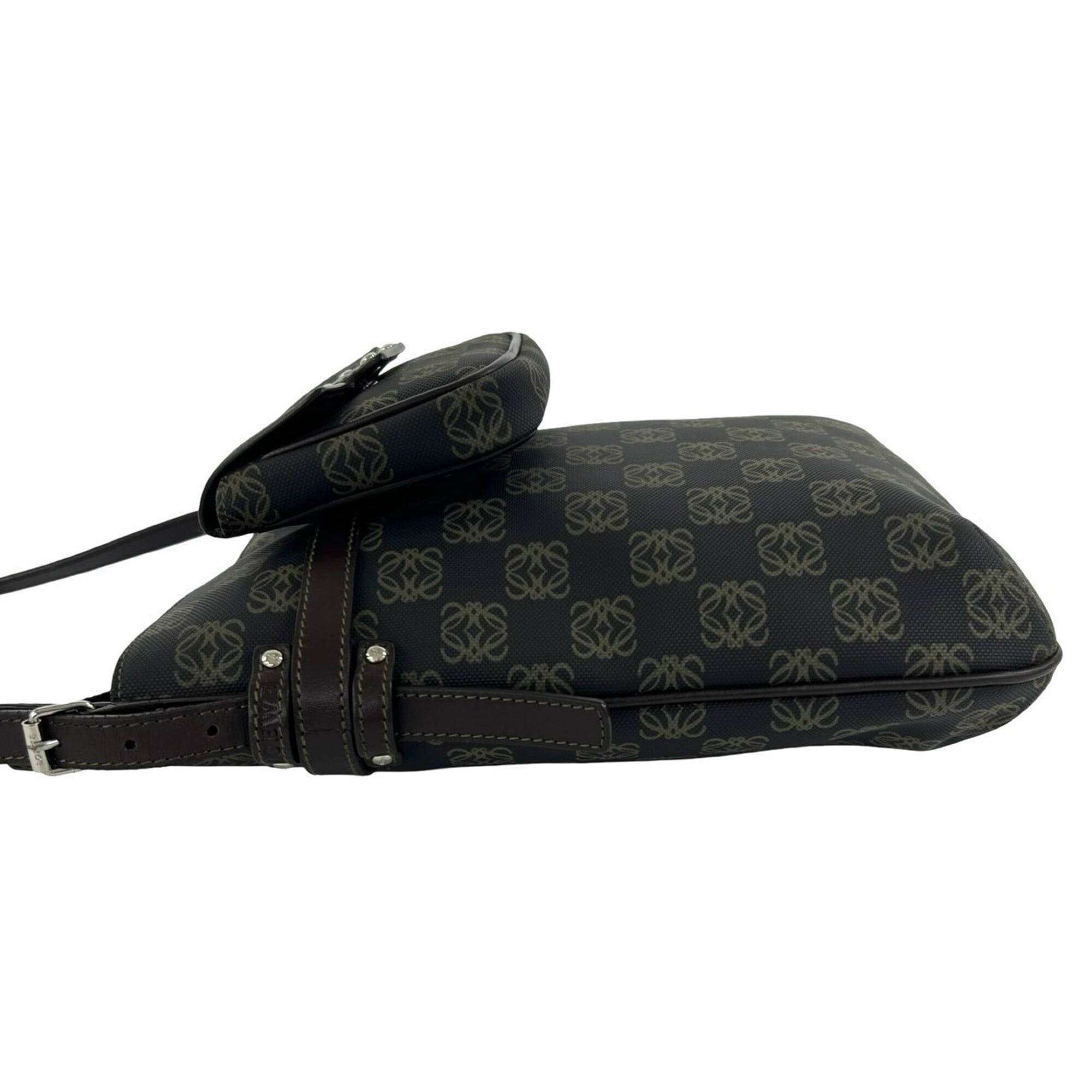 Loewe Brown Pvc Leather Pochette Shoulder Bag (Pre-Owned)