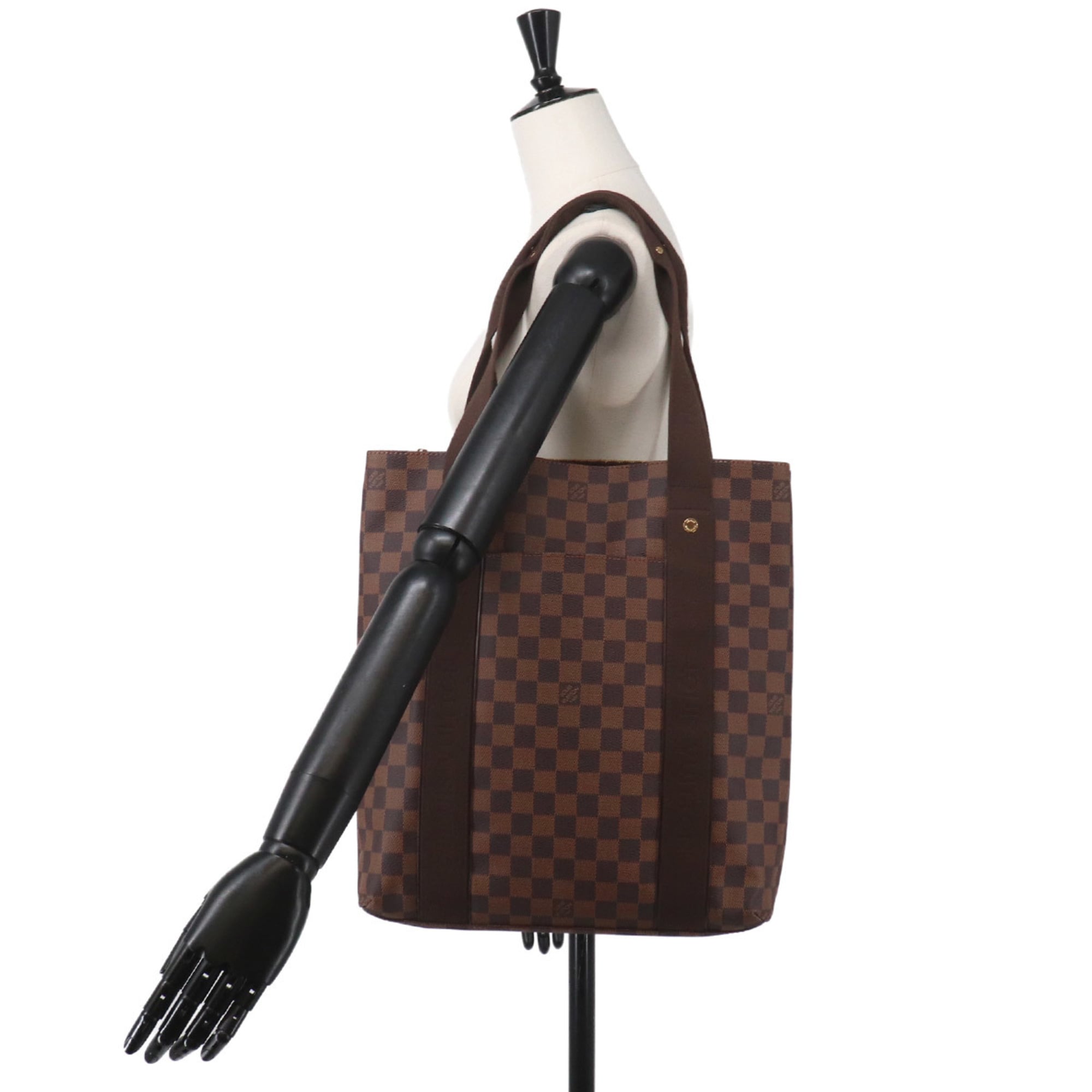 Louis Vuitton Ebene Damier Canvas Handbag Tote Bag (Pre-Owned)