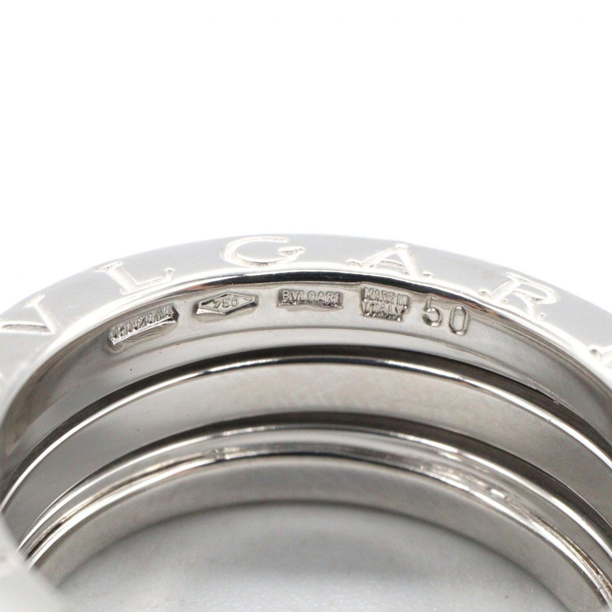 Bvlgari Silver White Gold (18K) Band Ring (Pre-Owned)
