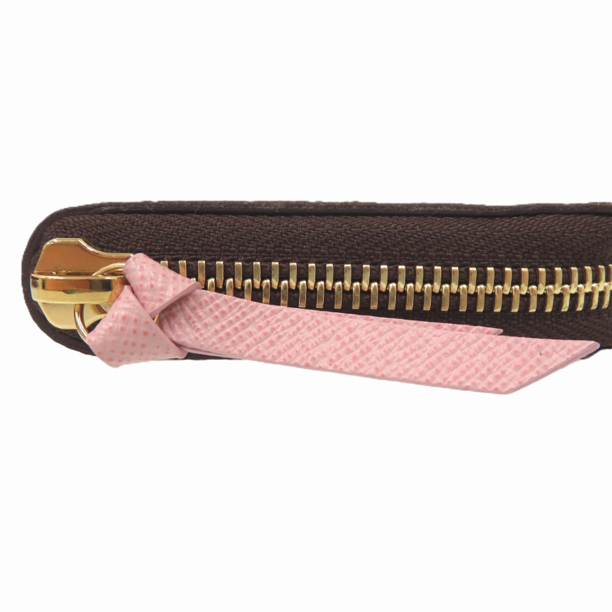 Louis Vuitton Brown Monogram Rose Ballerine Monogram Long Wallet (Bi-Fold) (Pre-Owned)
