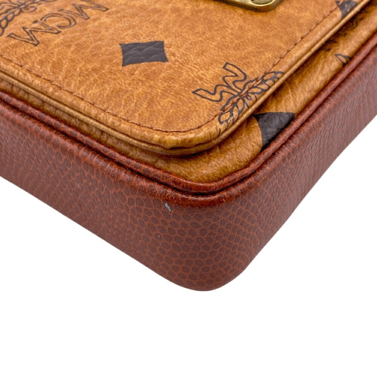 Mcm Brown Leather Pouch (Pre-Owned)