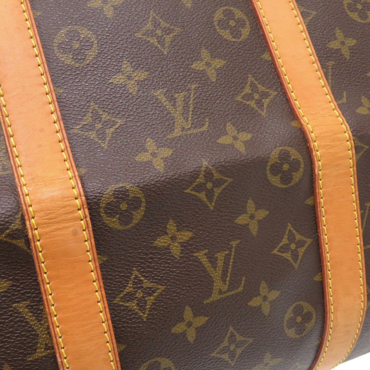 Louis Vuitton Brown Monogram Canvas Boston Bag (Pre-Owned)