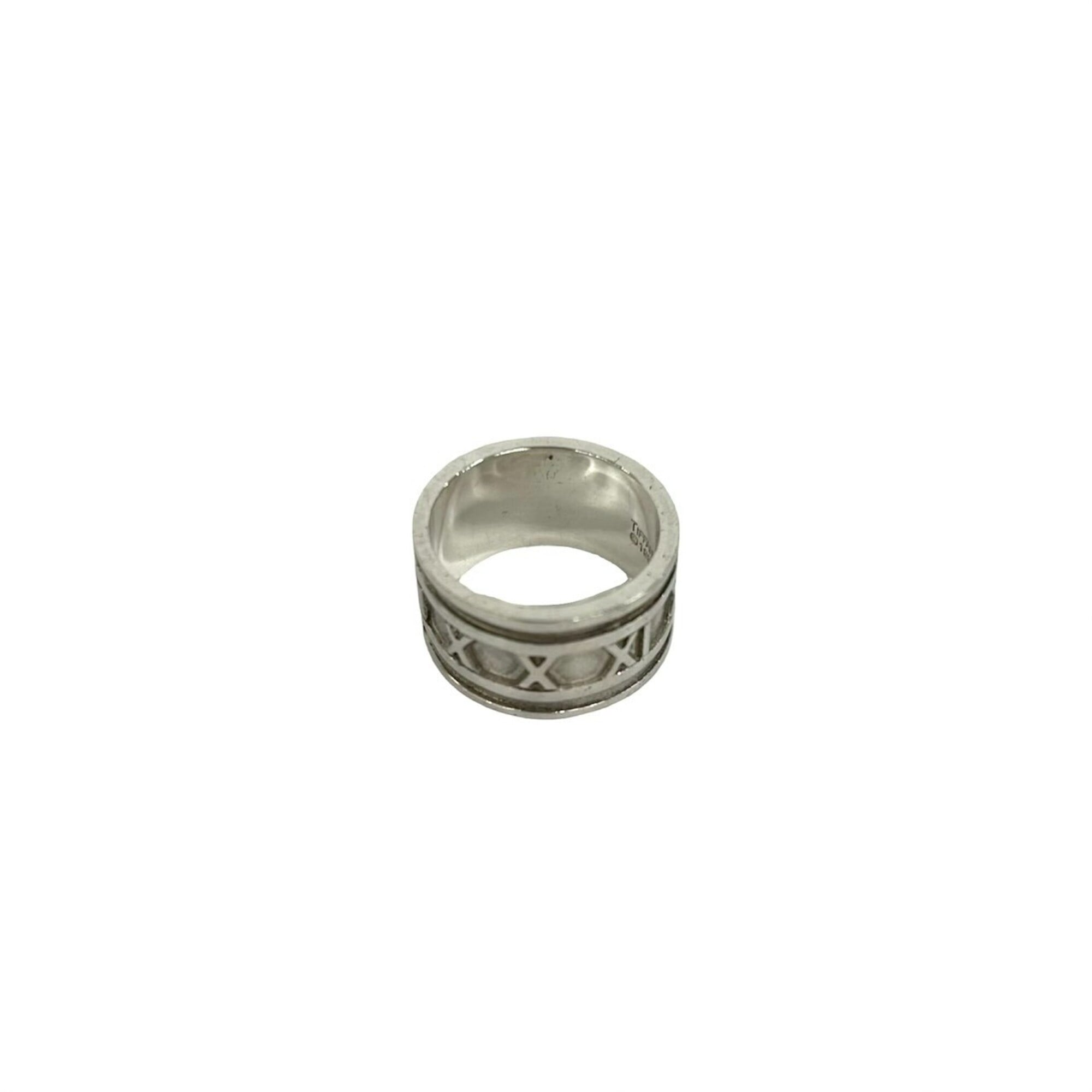 Tiffany Silver Silver 925 Band Ring (Pre-Owned)