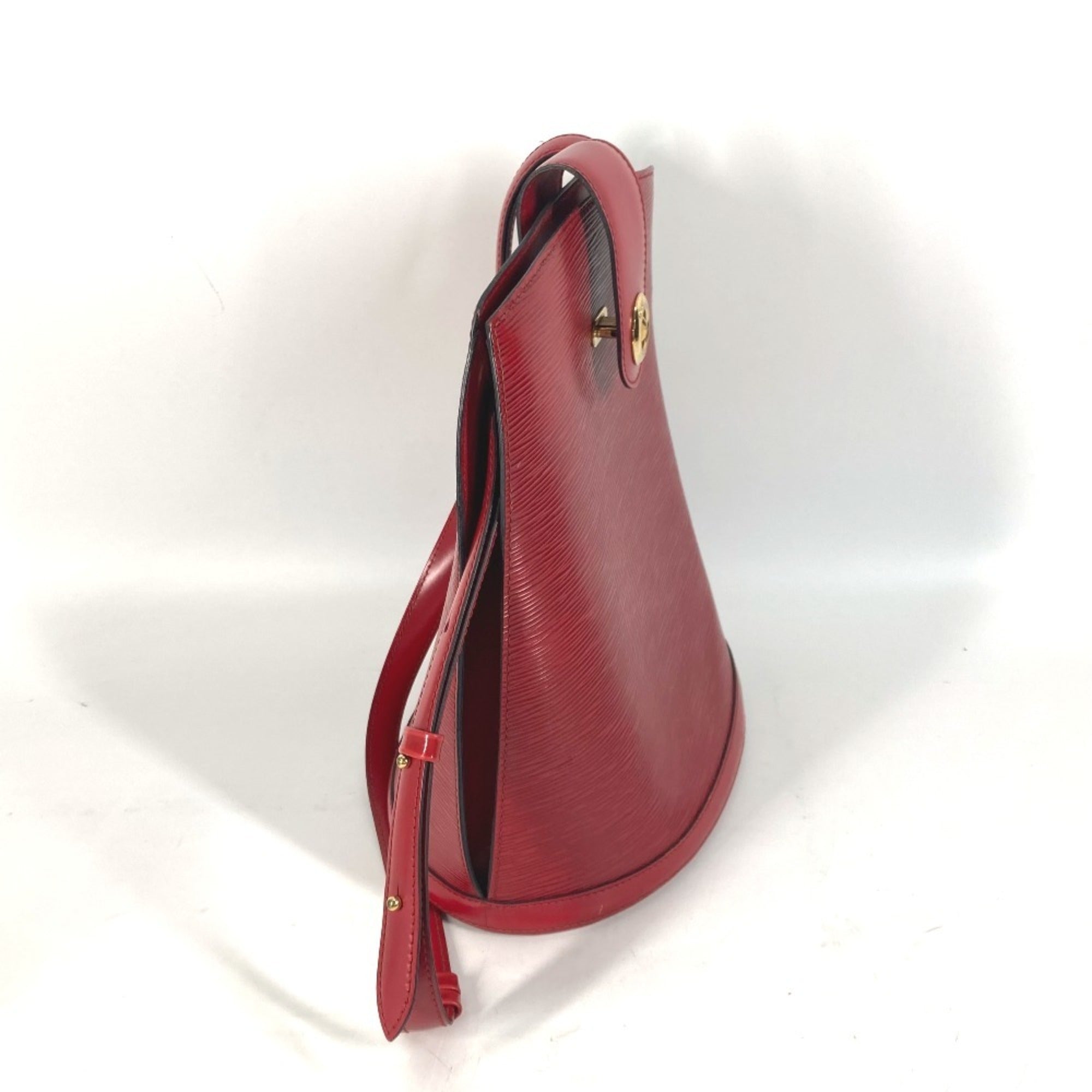 Louis Vuitton Castilian Red Red Color Epi Leather Shoulder Bag (Pre-Owned)