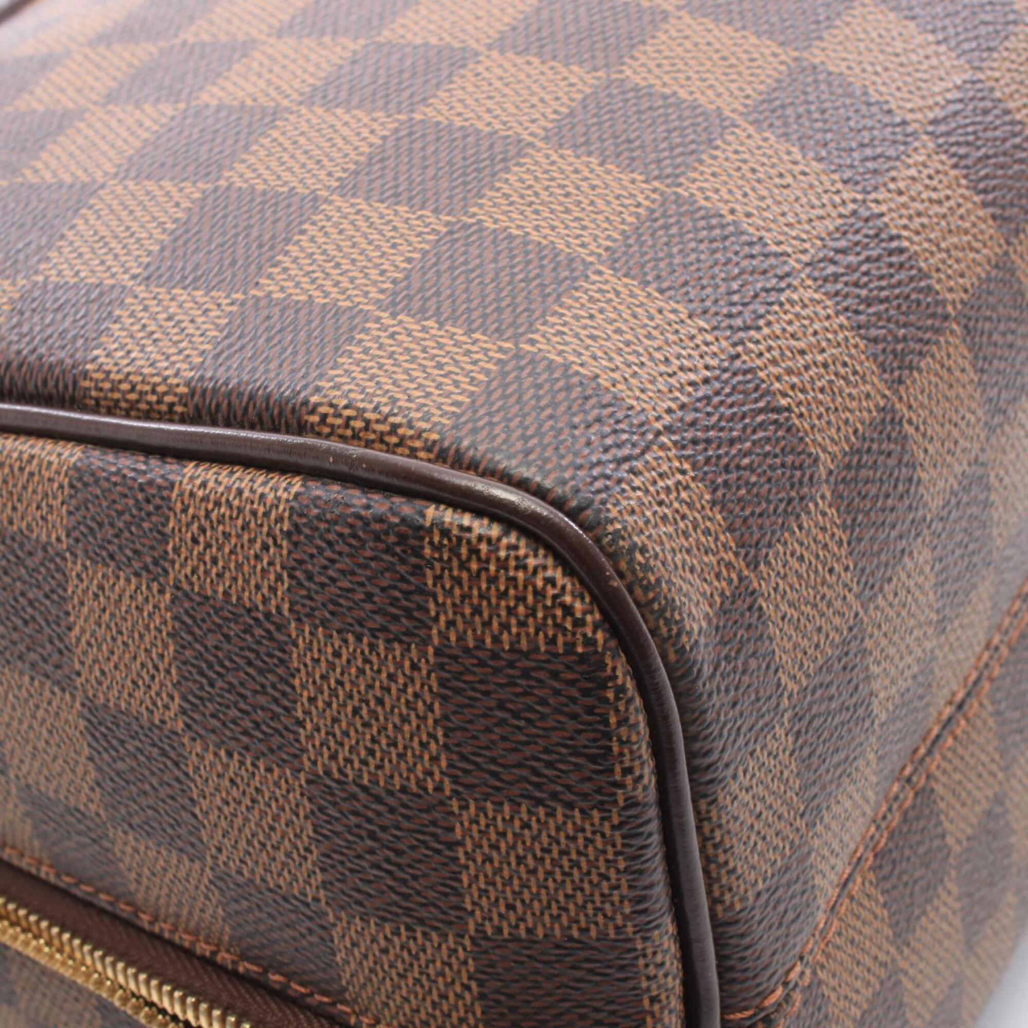 Louis Vuitton Brown Coated Canvas Leather Handbag (Pre-Owned)