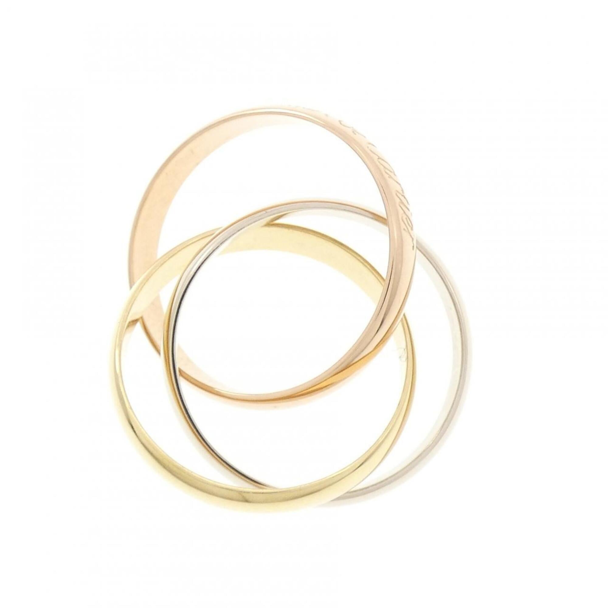 Cartier Pink Gold White Gold Yellow Gold Yellow Gold (18K) Pink Gold (18K) White Gold (18K) Band Ring (Pre-Owned)