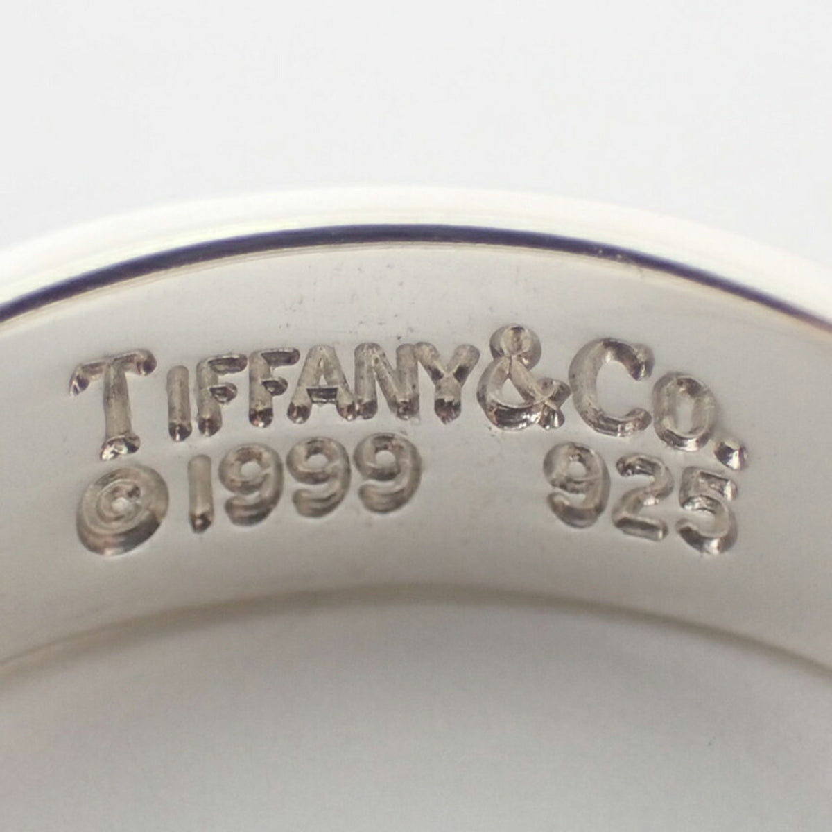 Tiffany Sterling Silver 925 Band Ring (Pre-Owned)