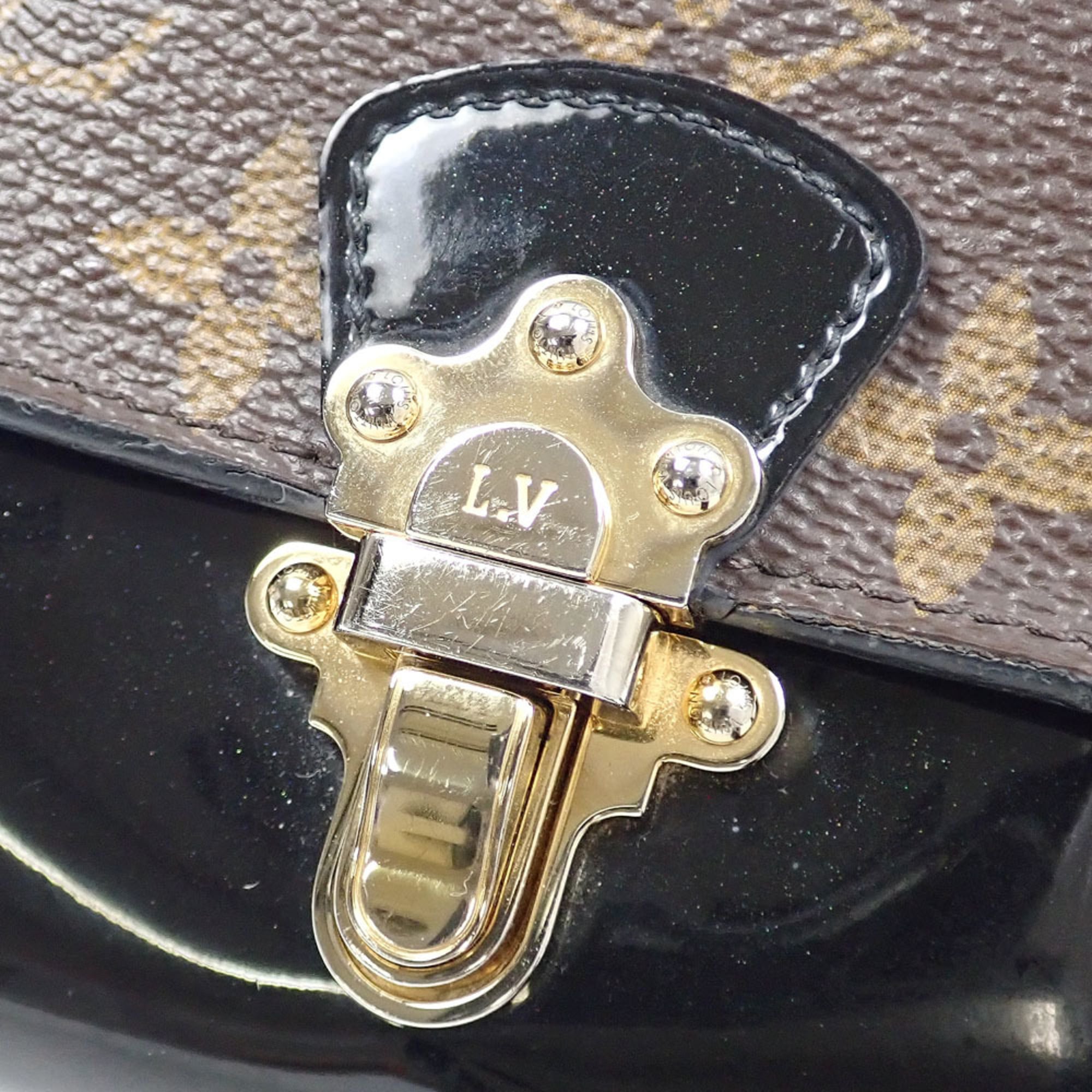 Louis Vuitton Black Monogram Noir Monogram Wallet (Tri-Fold) (Pre-Owned)