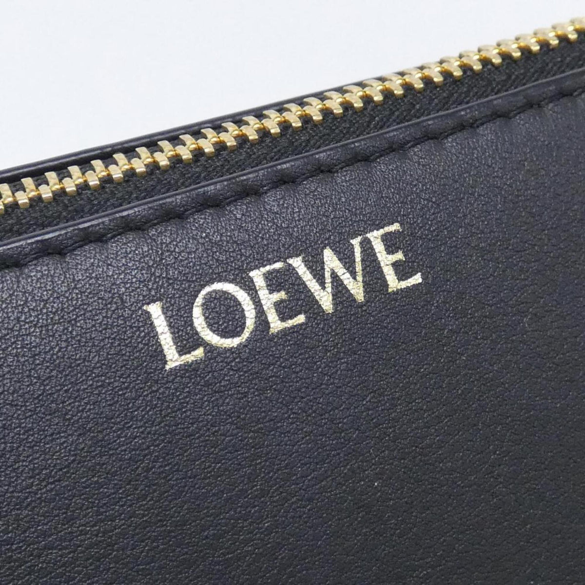 Loewe Black Leather Handbag Pouch Shoulder Bag (Pre-Owned)