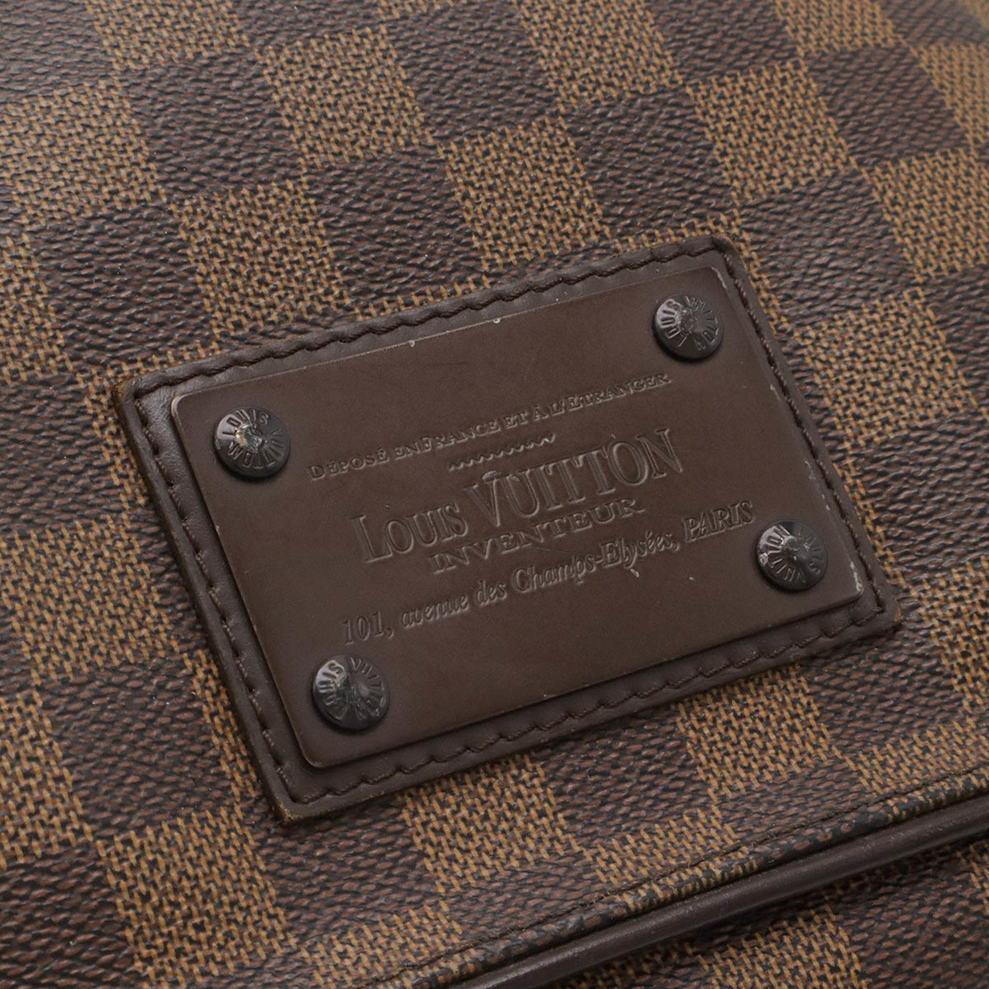 Louis Vuitton Damier Brown Pvc Shoulder Bag (Pre-Owned)