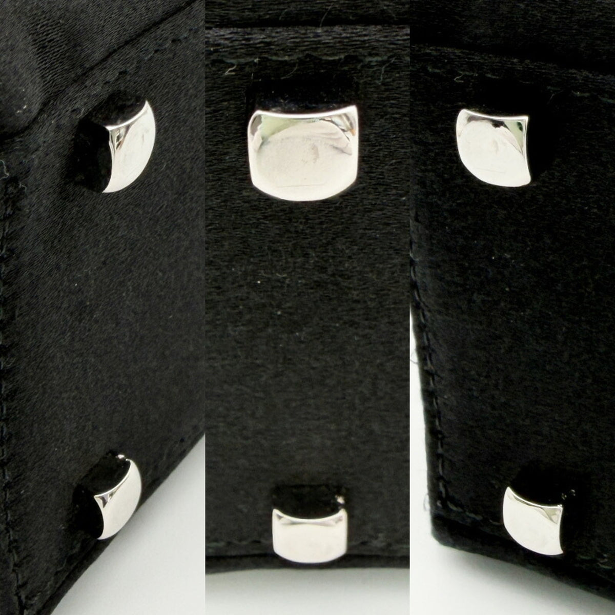 Salvatore Ferragamo Black Satin Shoulder Bag (Pre-Owned)