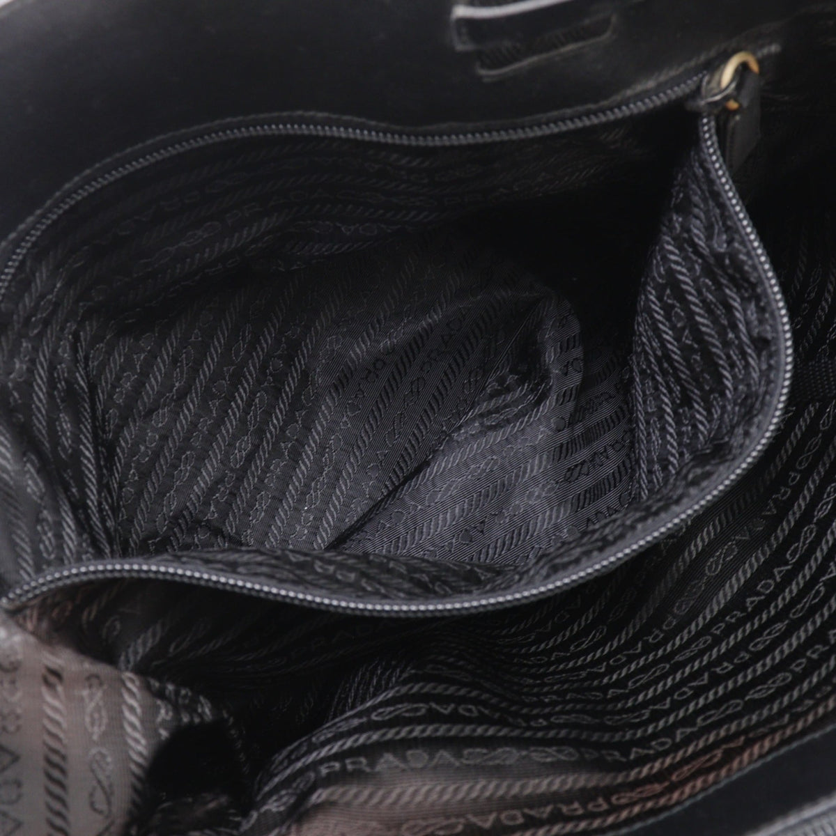 Prada Black Nylon Tote Bag (Pre-Owned)