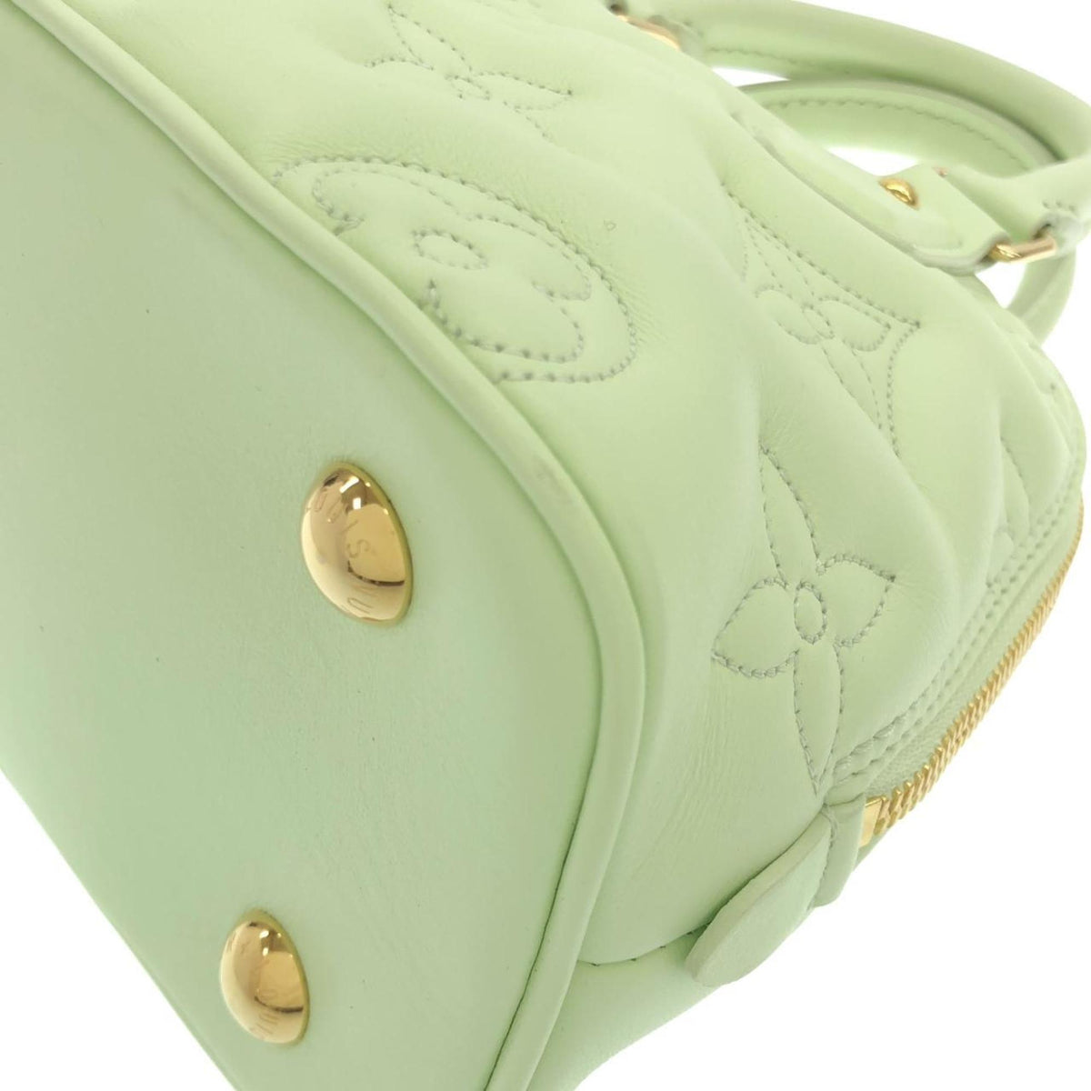 Louis Vuitton Light Green Vert Leather Handbag (Pre-Owned)